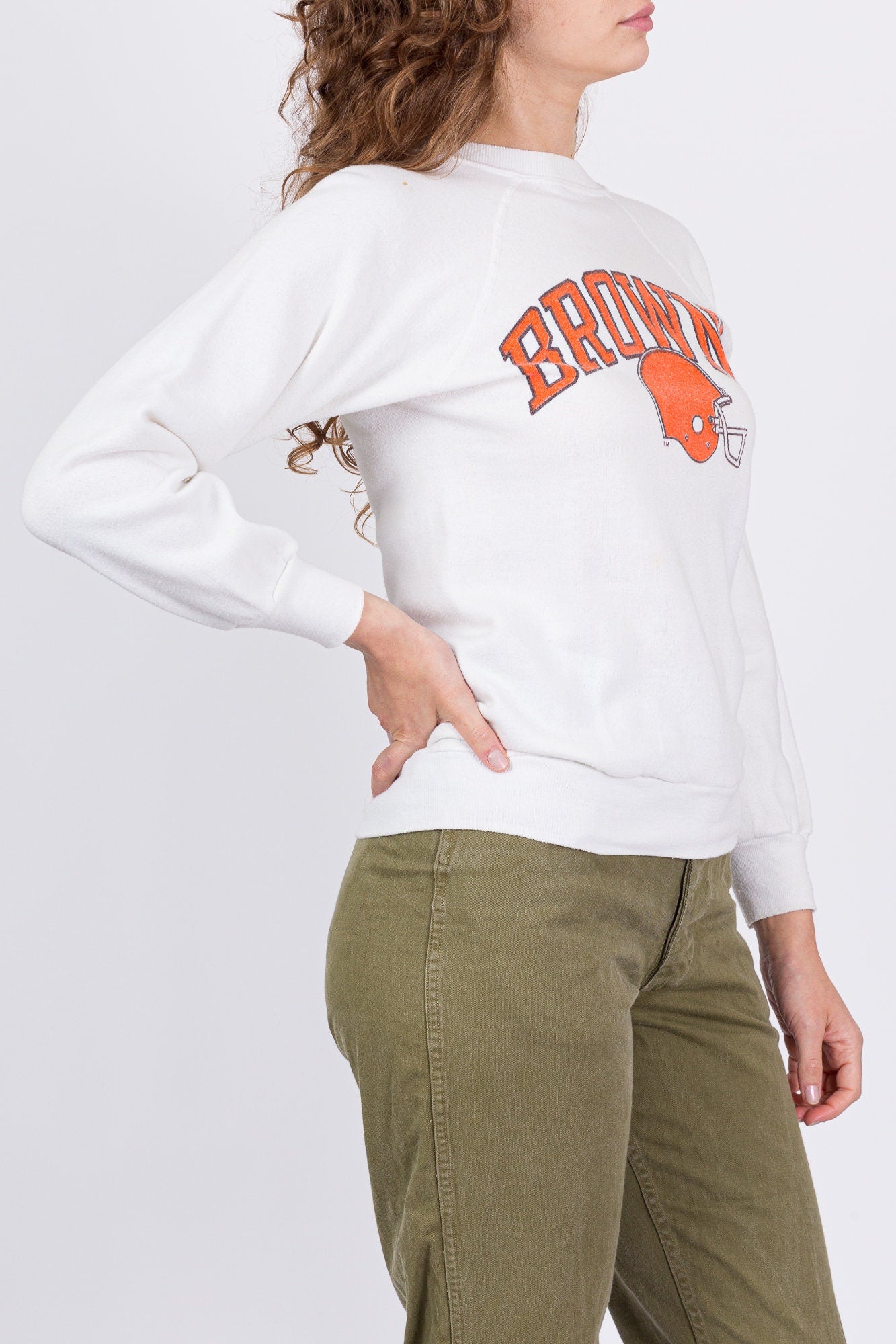 Browns sales sweatshirt womens