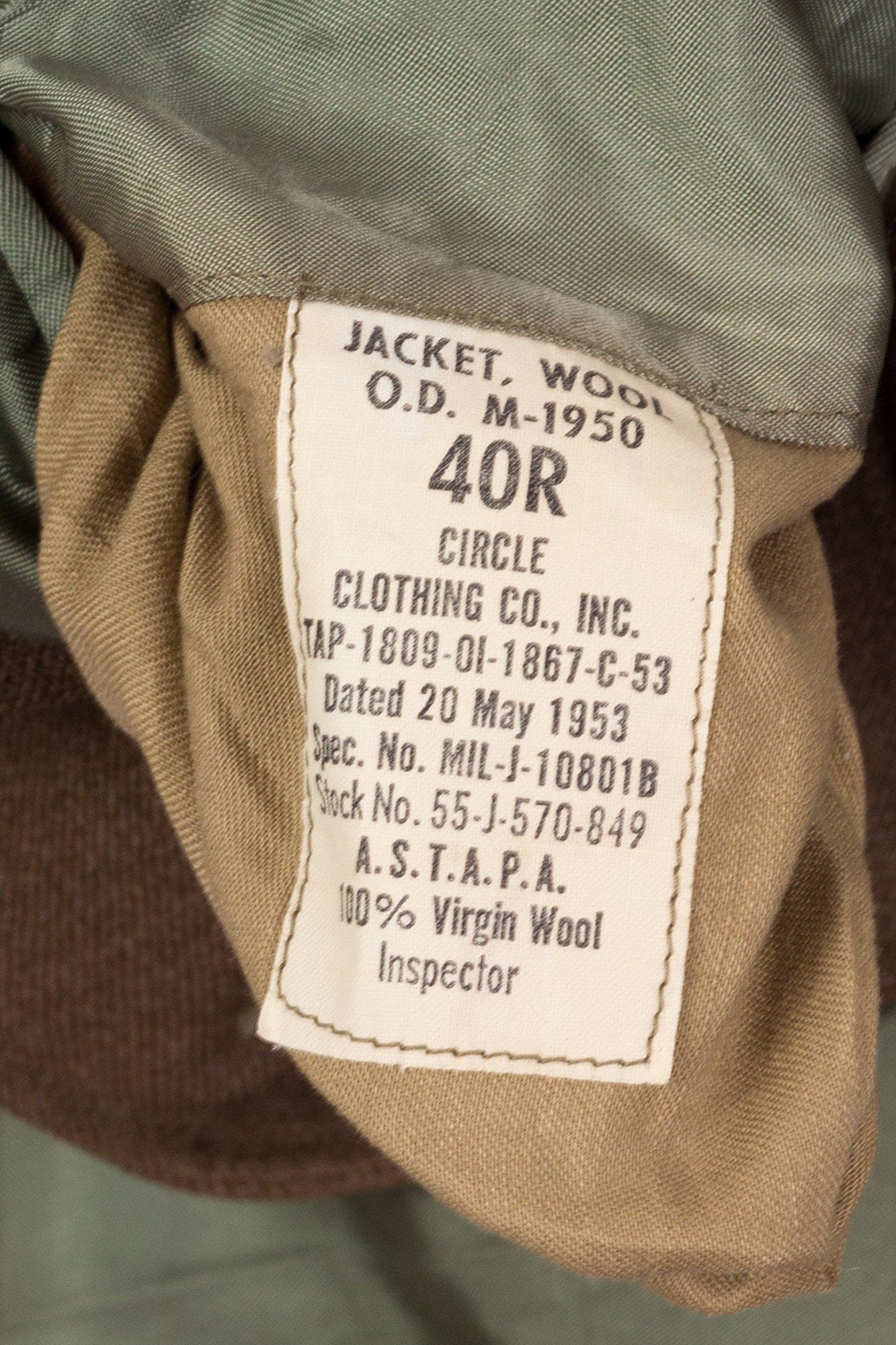 Vintage Korean War Era Cropped Ike Army Jacket - 40R – Flying