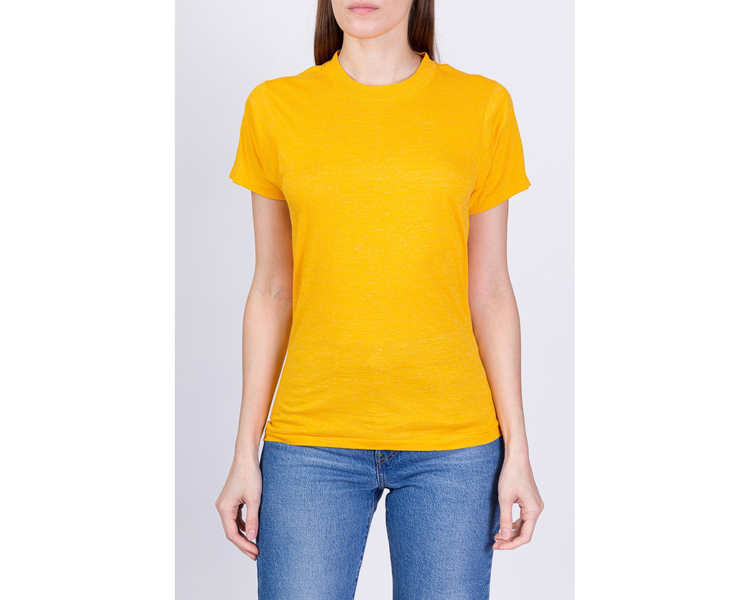 Mustard colored 2024 shirt women's