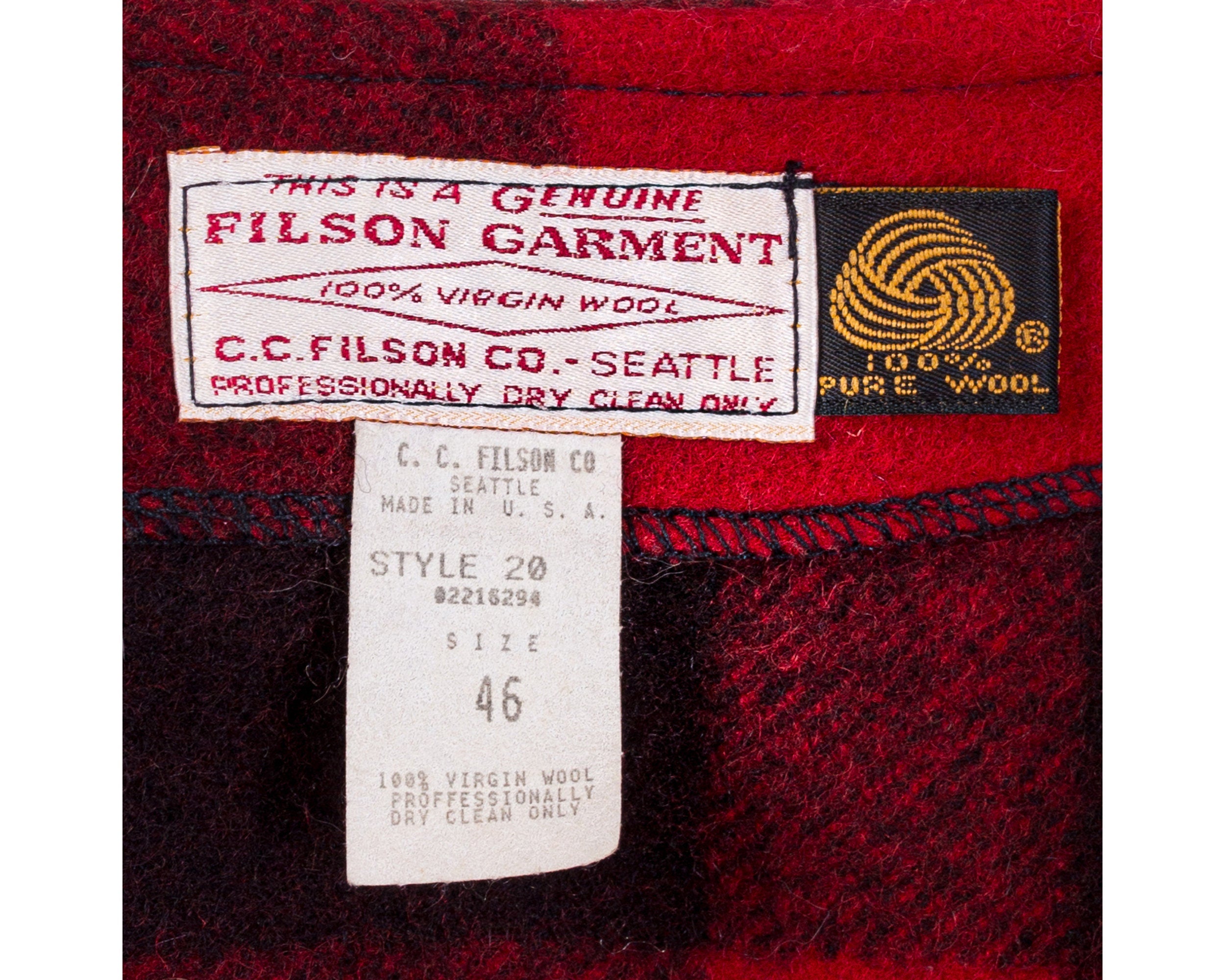 最高級USA製 70s〜80s FILSON GARMENT カーゴパンツ ミリタリー パンツ