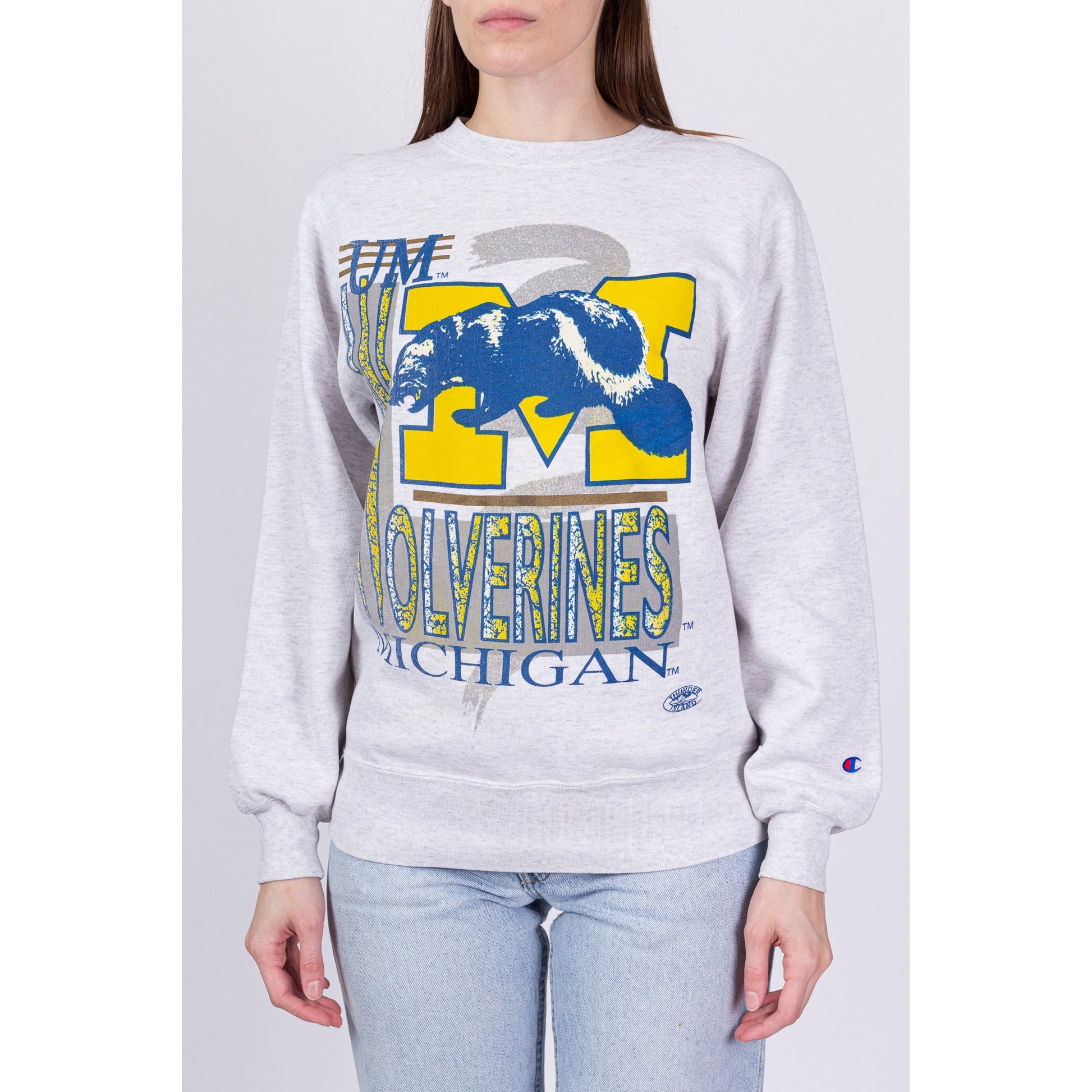 90s University of Michigan Wolverines Champion Sweatshirt - Unisex Sma –  Flying Apple Vintage