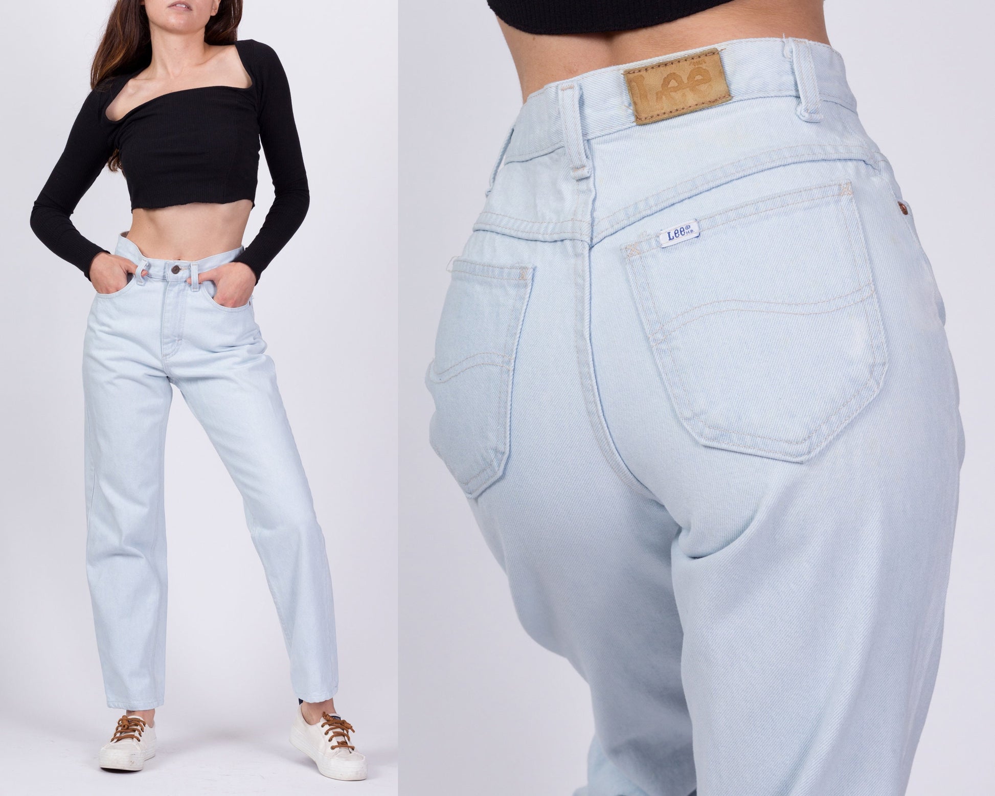 Light Wash High-Rise Mom Jeans