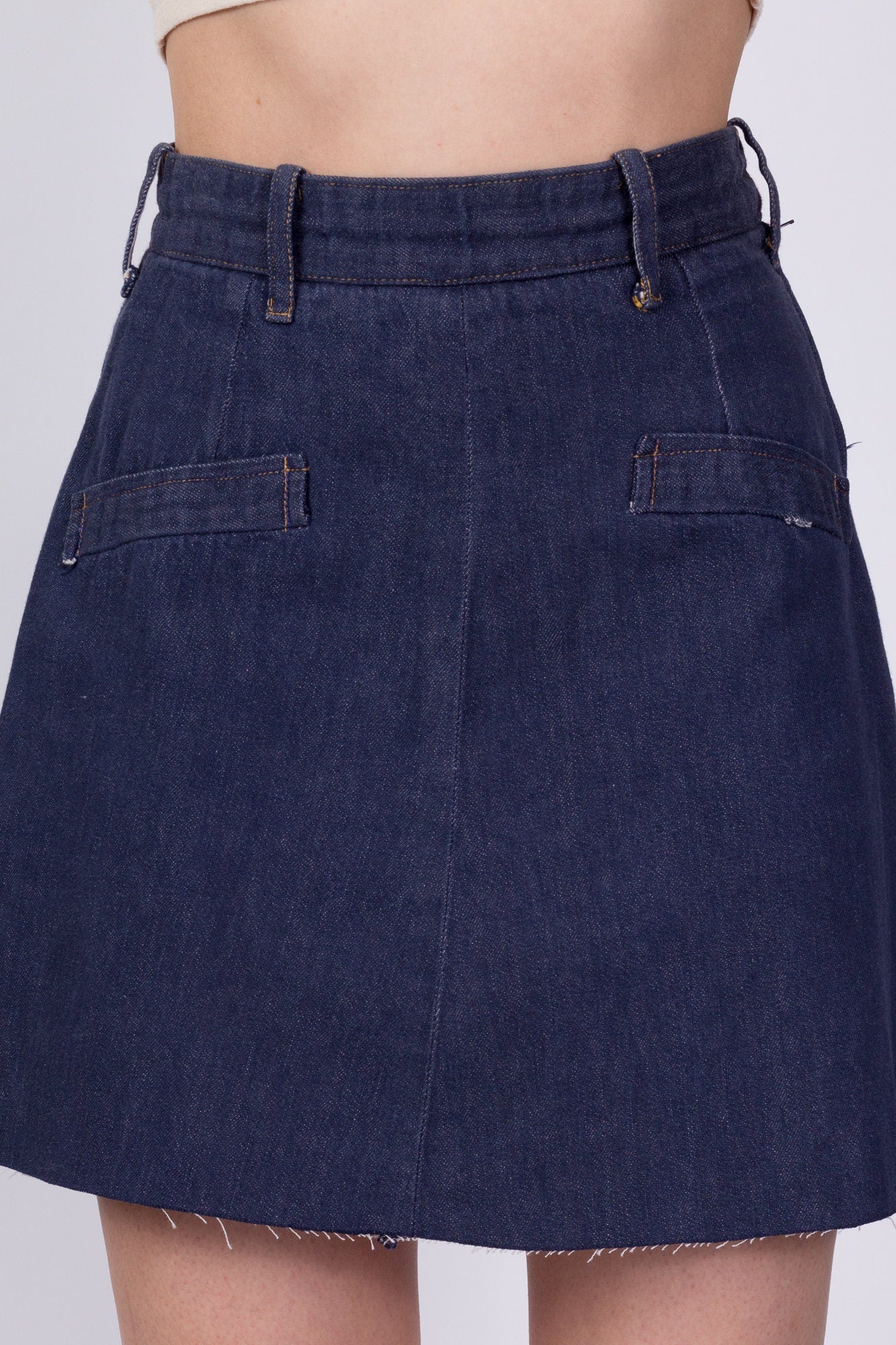 Vintage a outlet line denim skirt