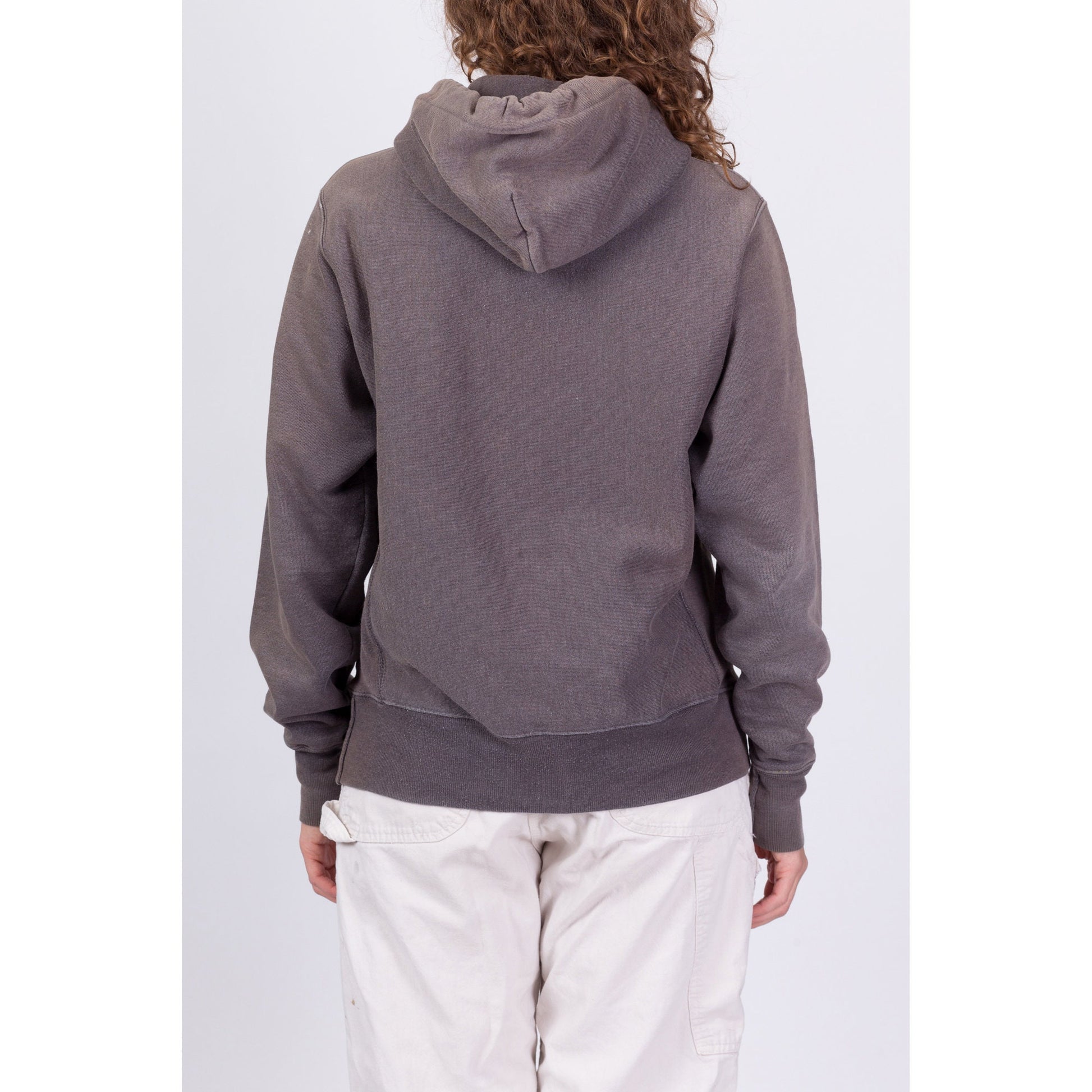 Champion Reverse Weave Faded Hoodie - Unisex Small – Flying Apple Vintage