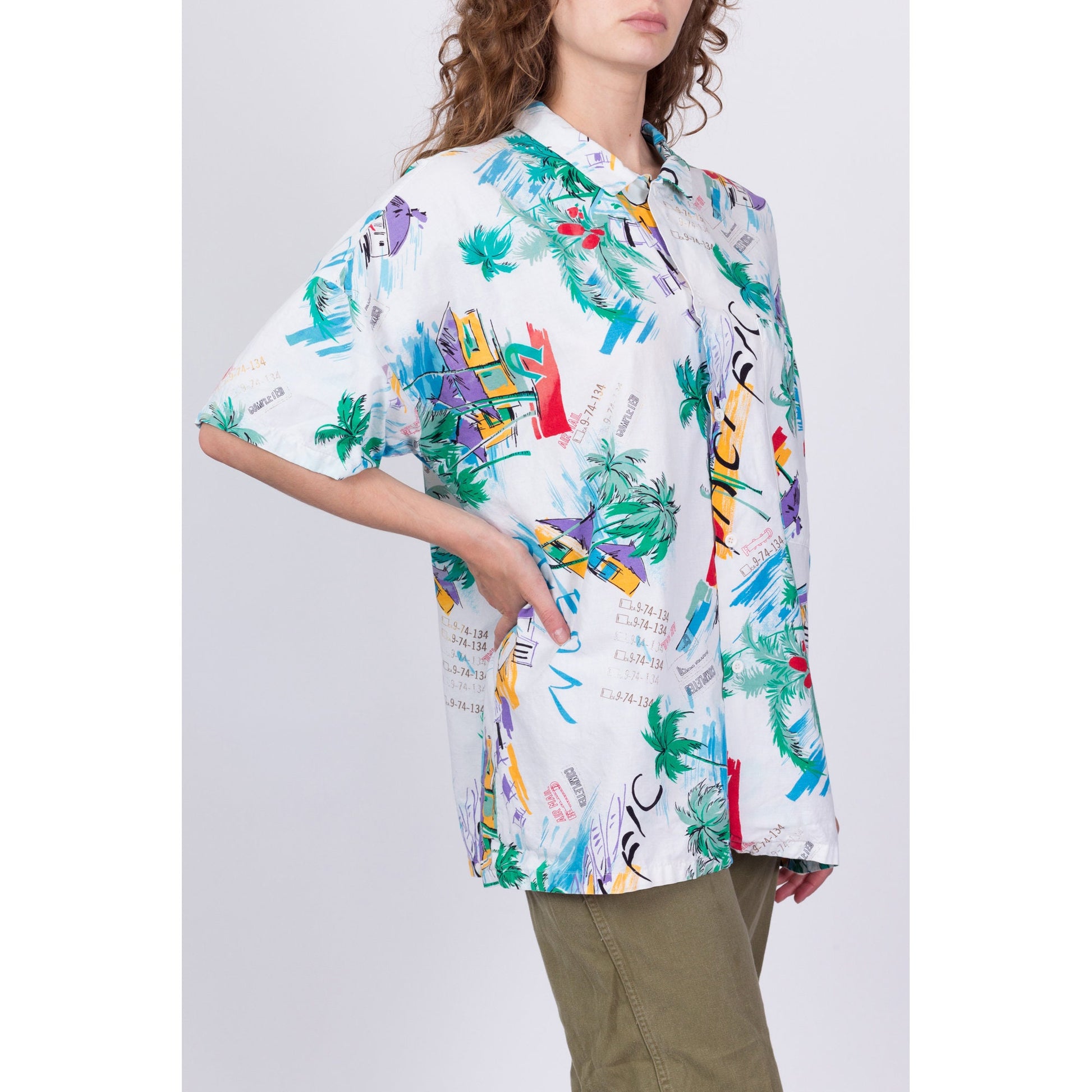Ocean Pacific Aloha Button-front Shirts for Men