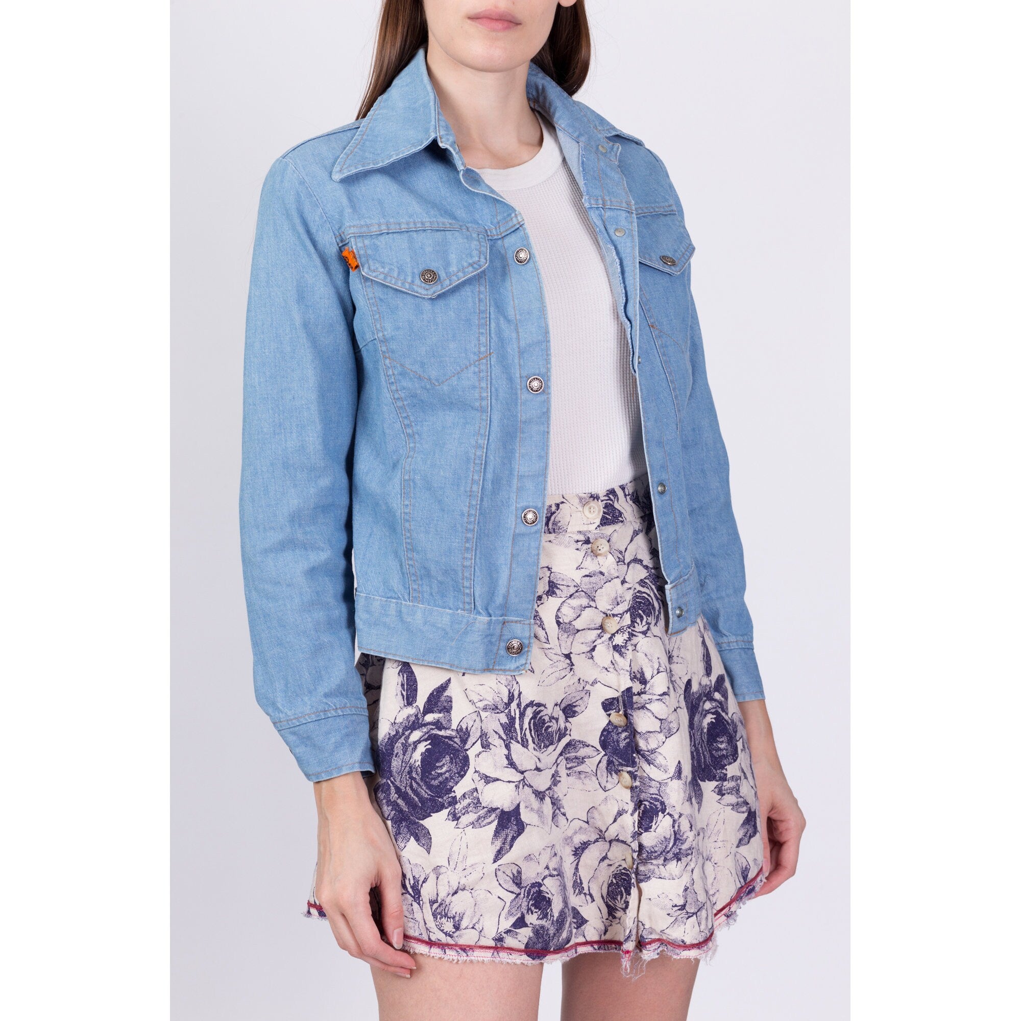 Levis crop jean outlet jacket