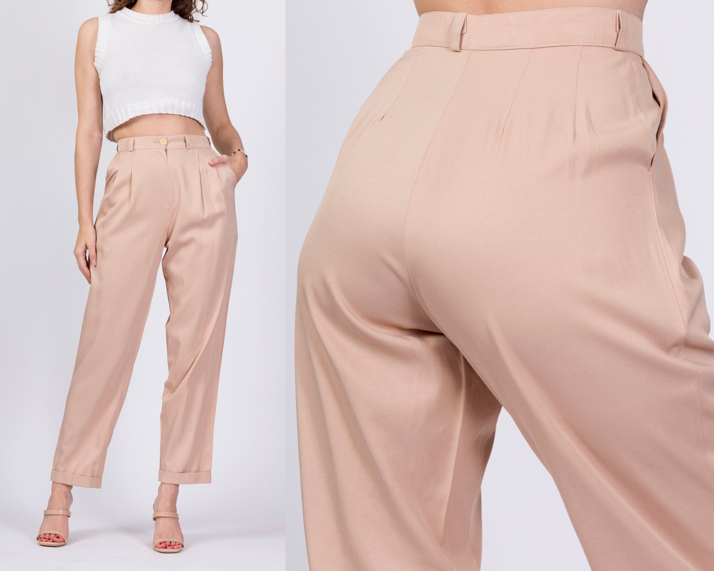 Buy High Waist Trousers Online In India  Etsy India