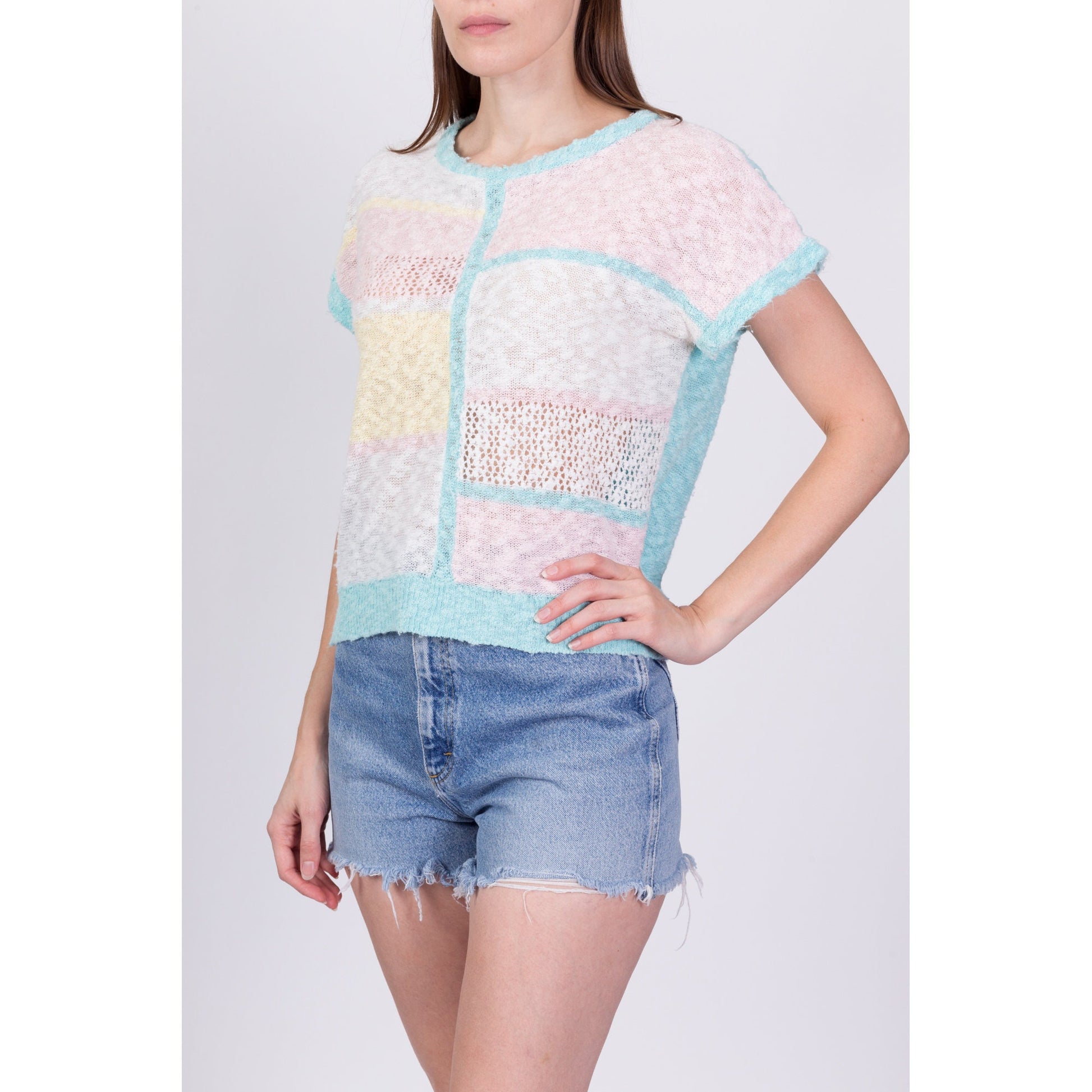 Pastel Monogram Knit Top - Ready to Wear