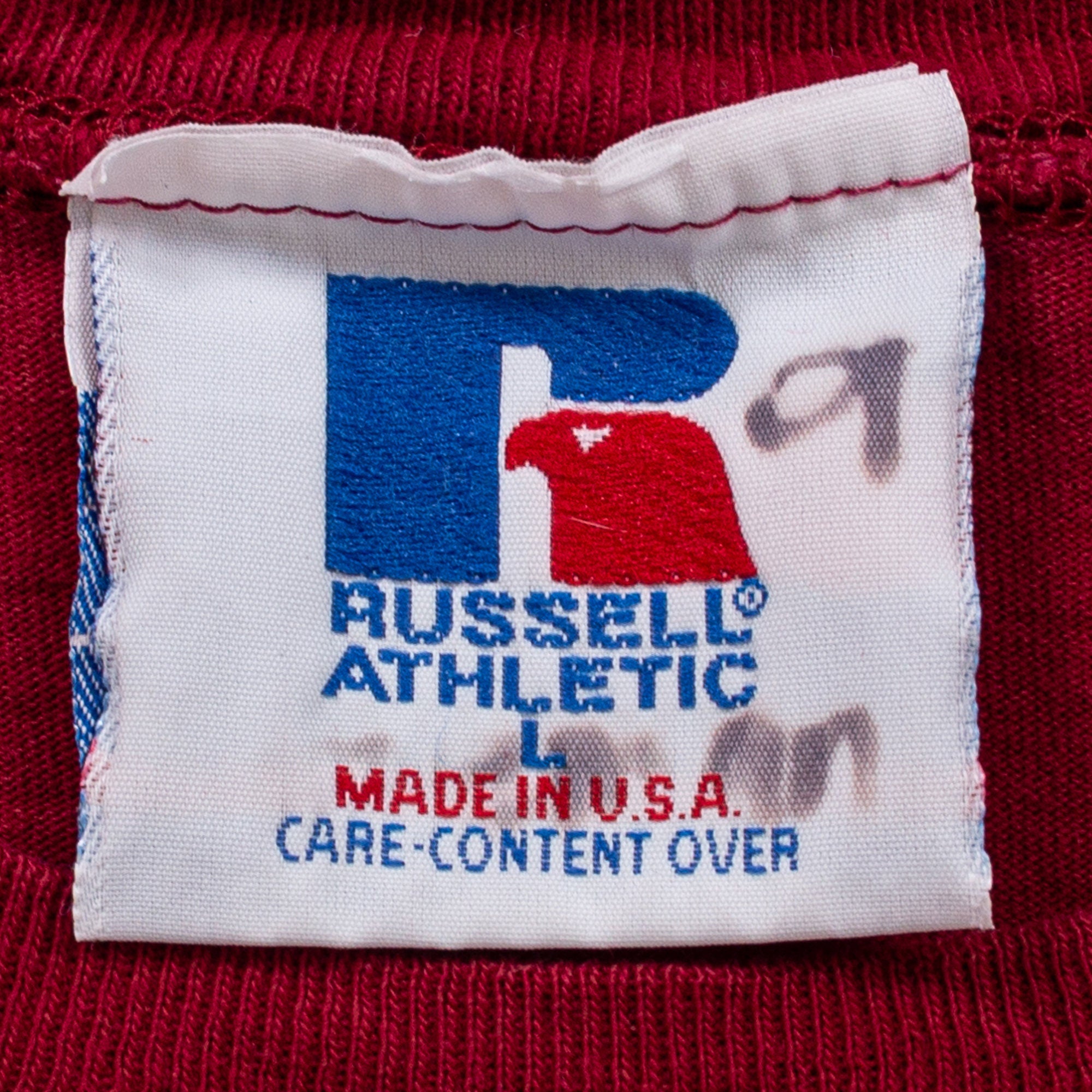90s L.L. Bean x Russell Athletic Navy Blue V Stitch Sweatshirt