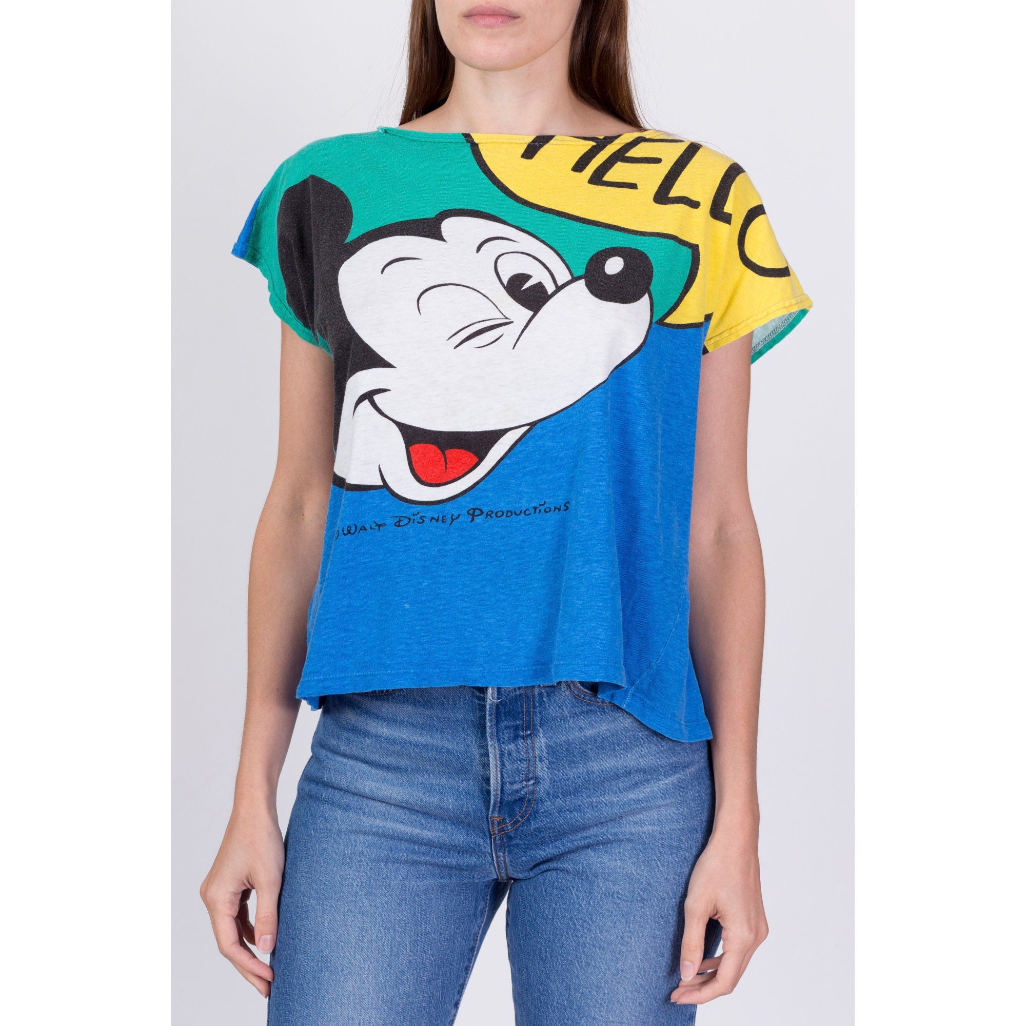 80s mickey mouse sales shirt