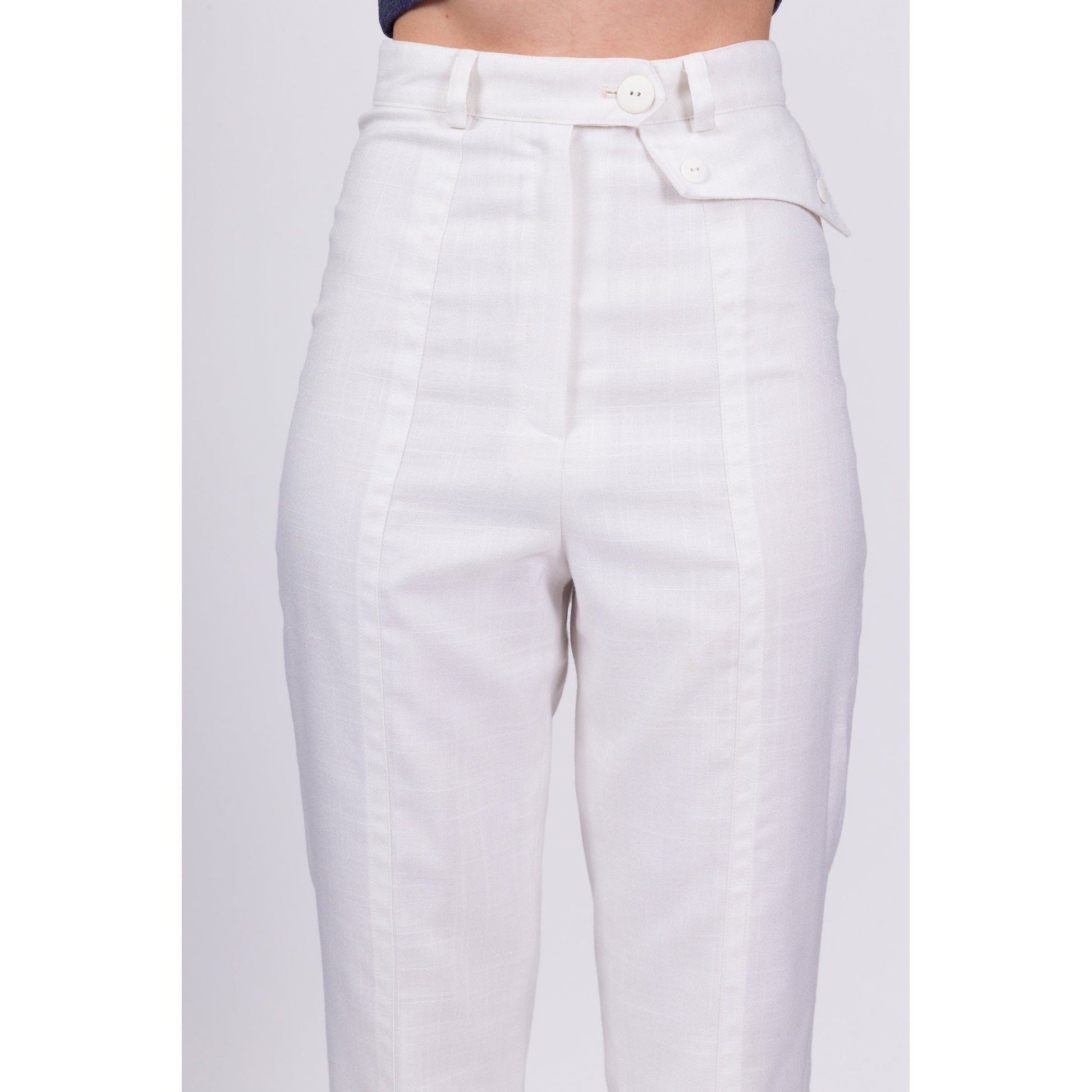 White Capri Pants