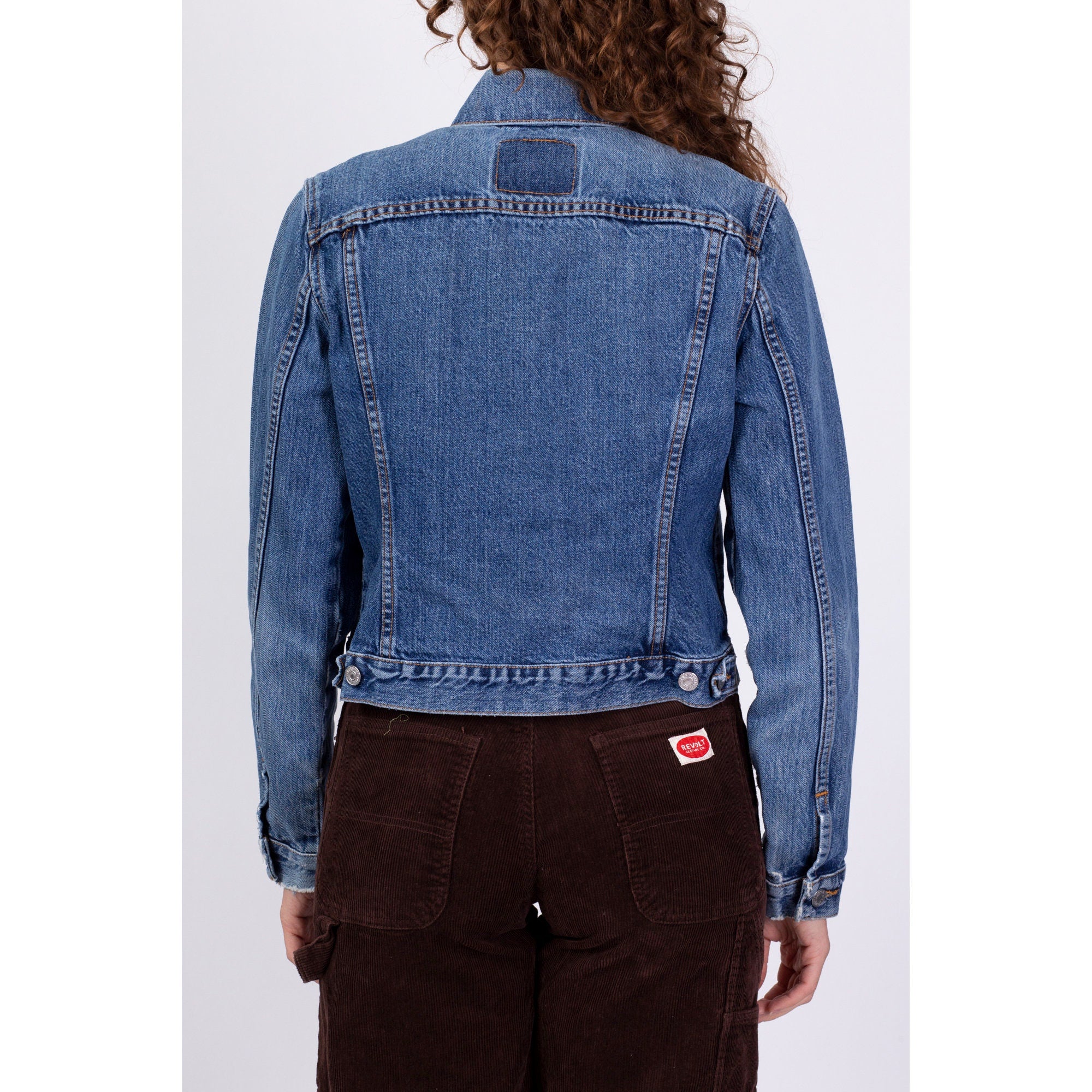 Vintage 70s Levis Denim Jacket - Men's XS Short, Women's Small 