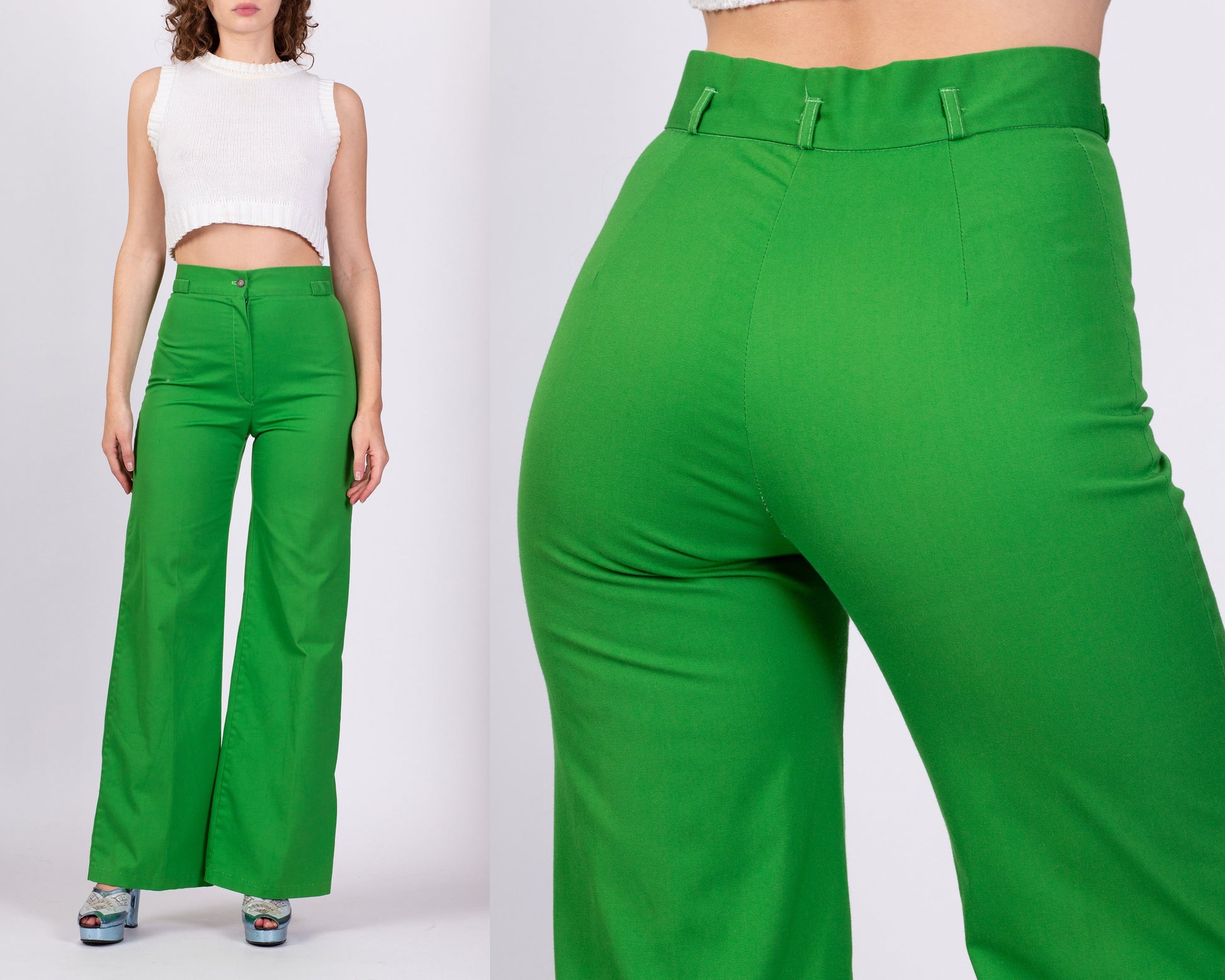  Green High Waisted Pants