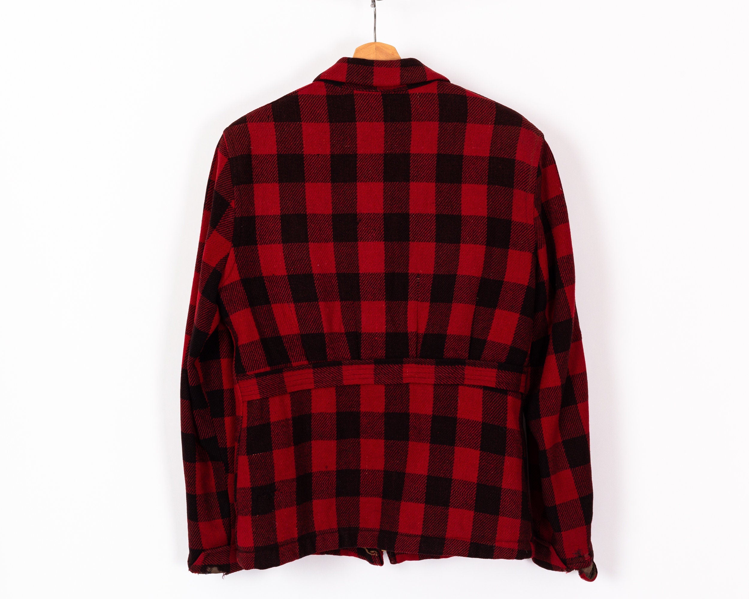 Red Plaid Sweater Jacket – Wild Wings