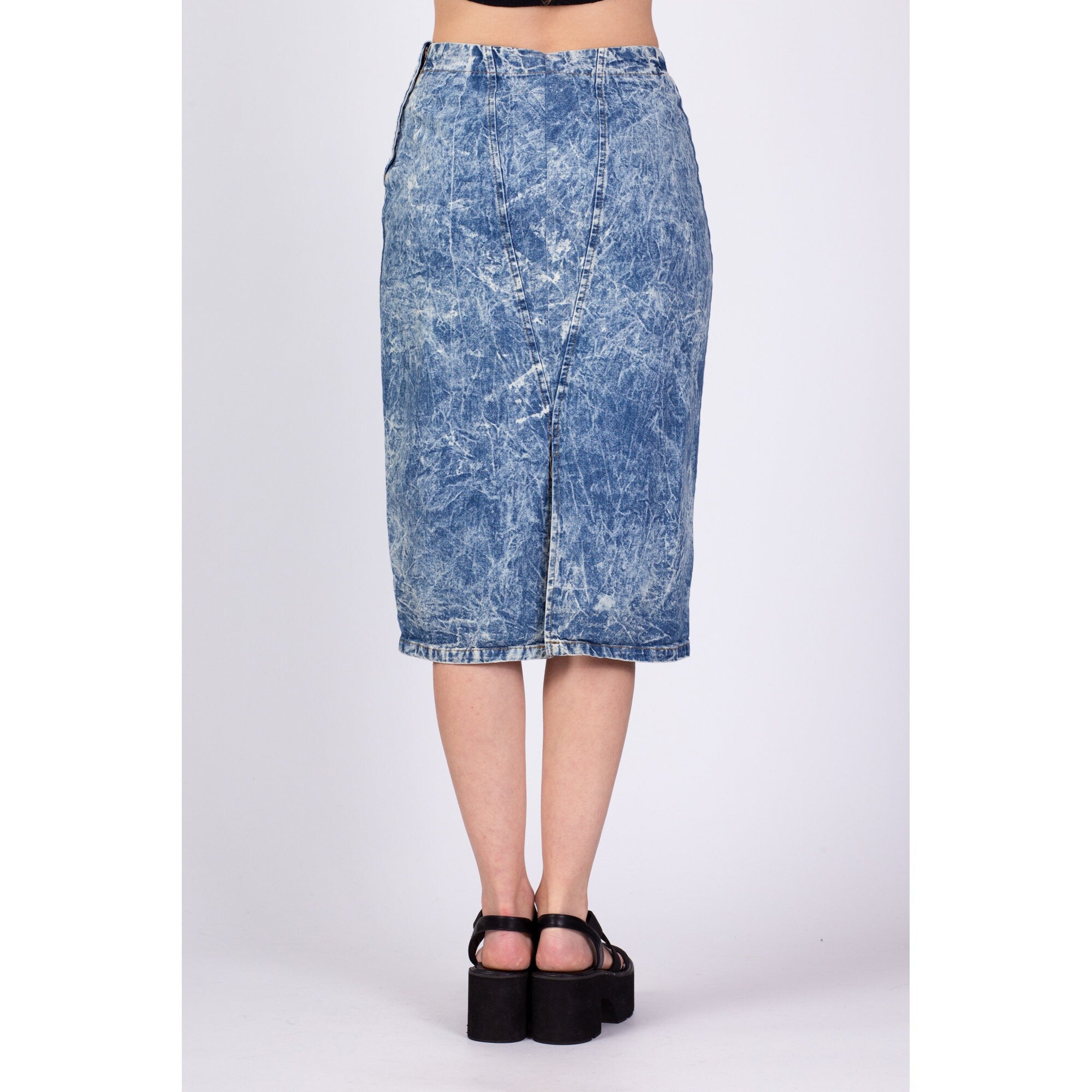 80s Cotton Denim Skirt – gisela&Zoe