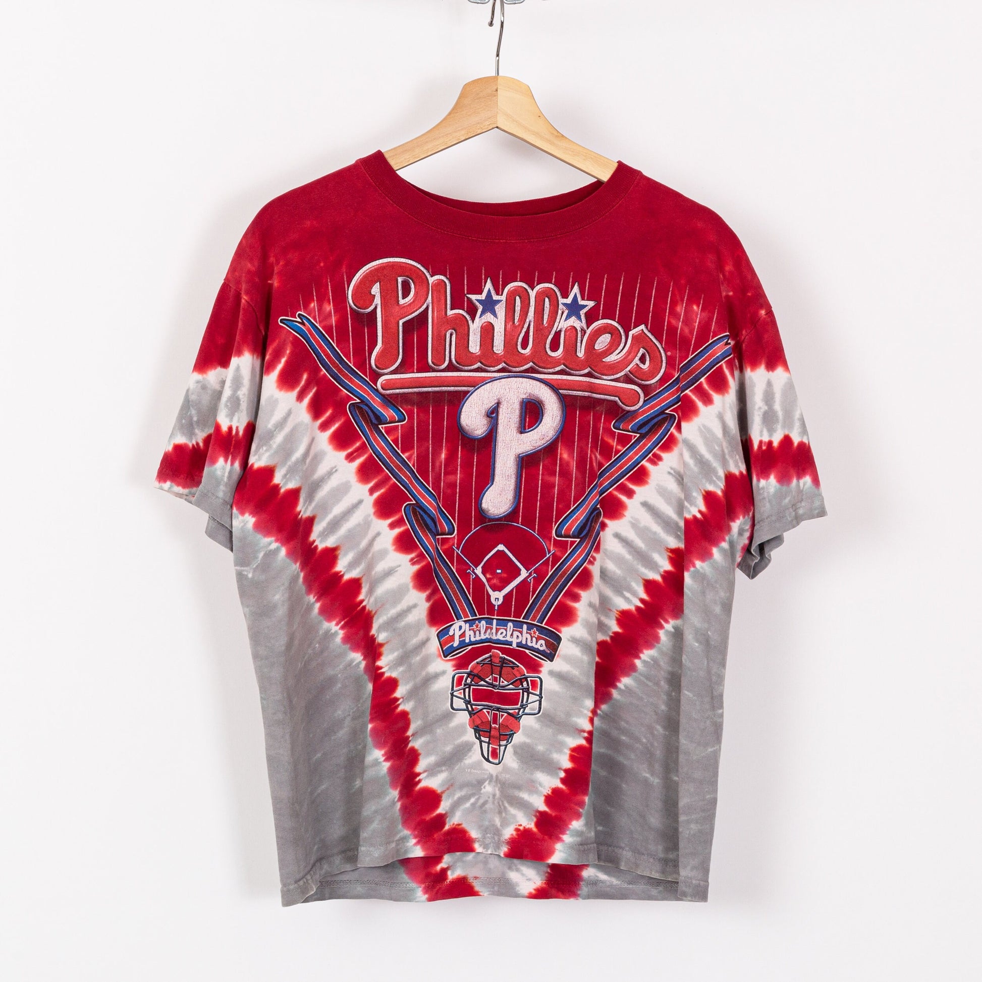 NEW MLB Philadelphia Phillies Men's V-Neck Jersey Shirt Size XL