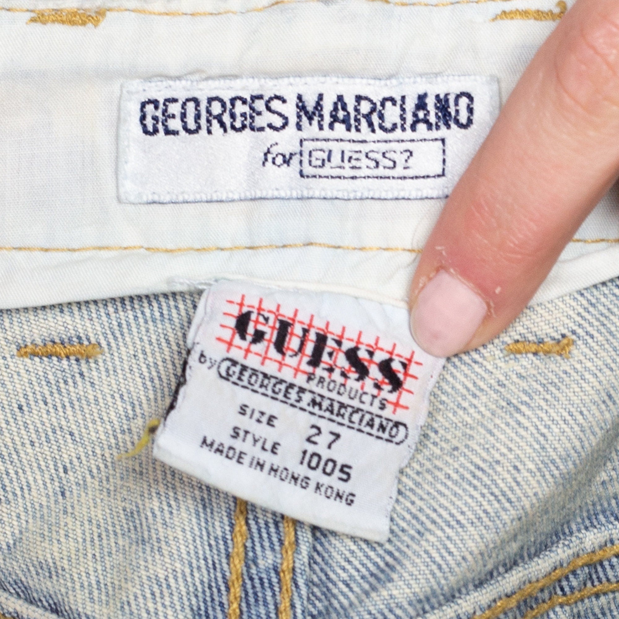 Vintage guess 2025 jeans tags