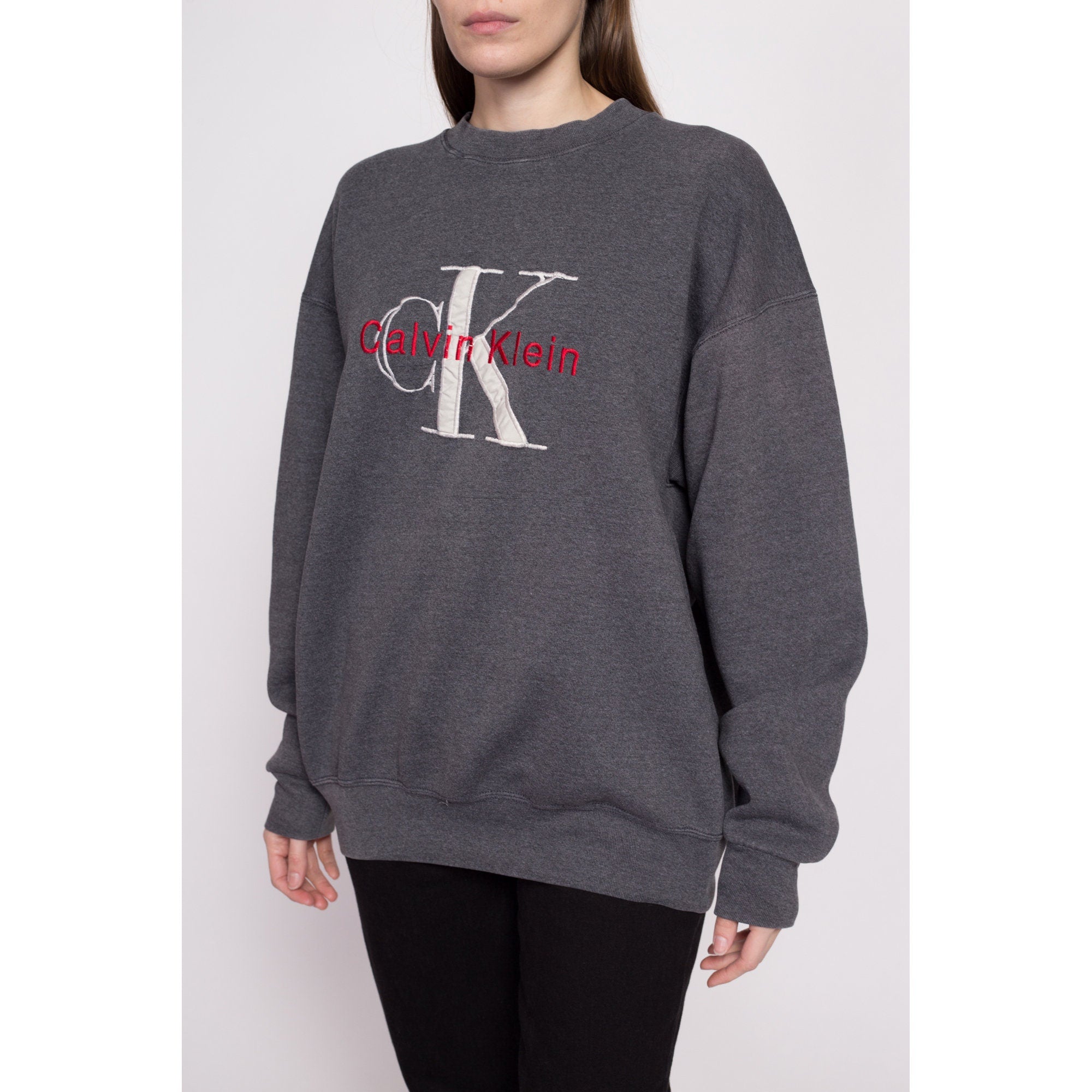 90s Calvin Klein Sweatshirt - Men's XL – Flying Apple Vintage