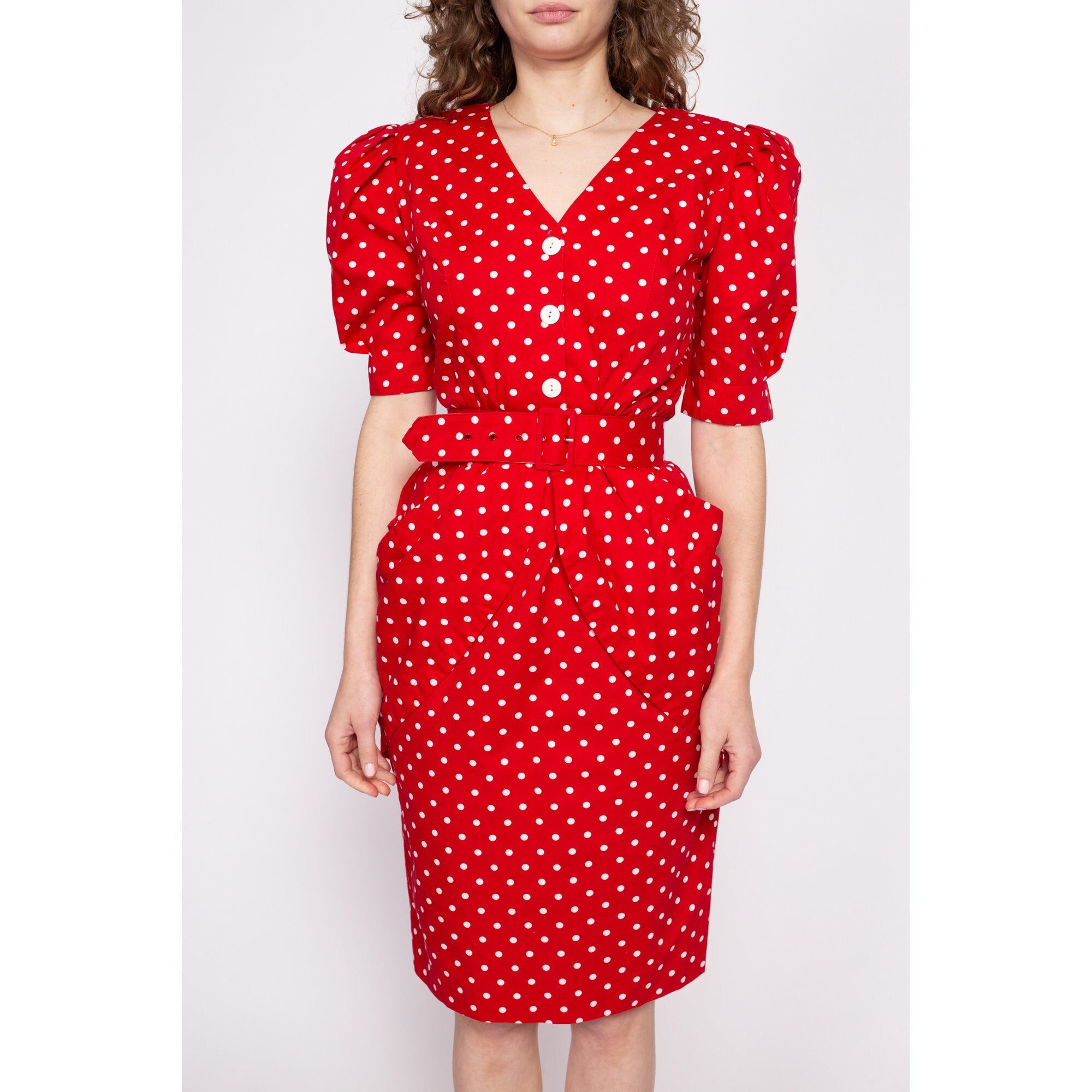 Petite Studio's Summer Maisy Dress in Red Print - Women's Fashion