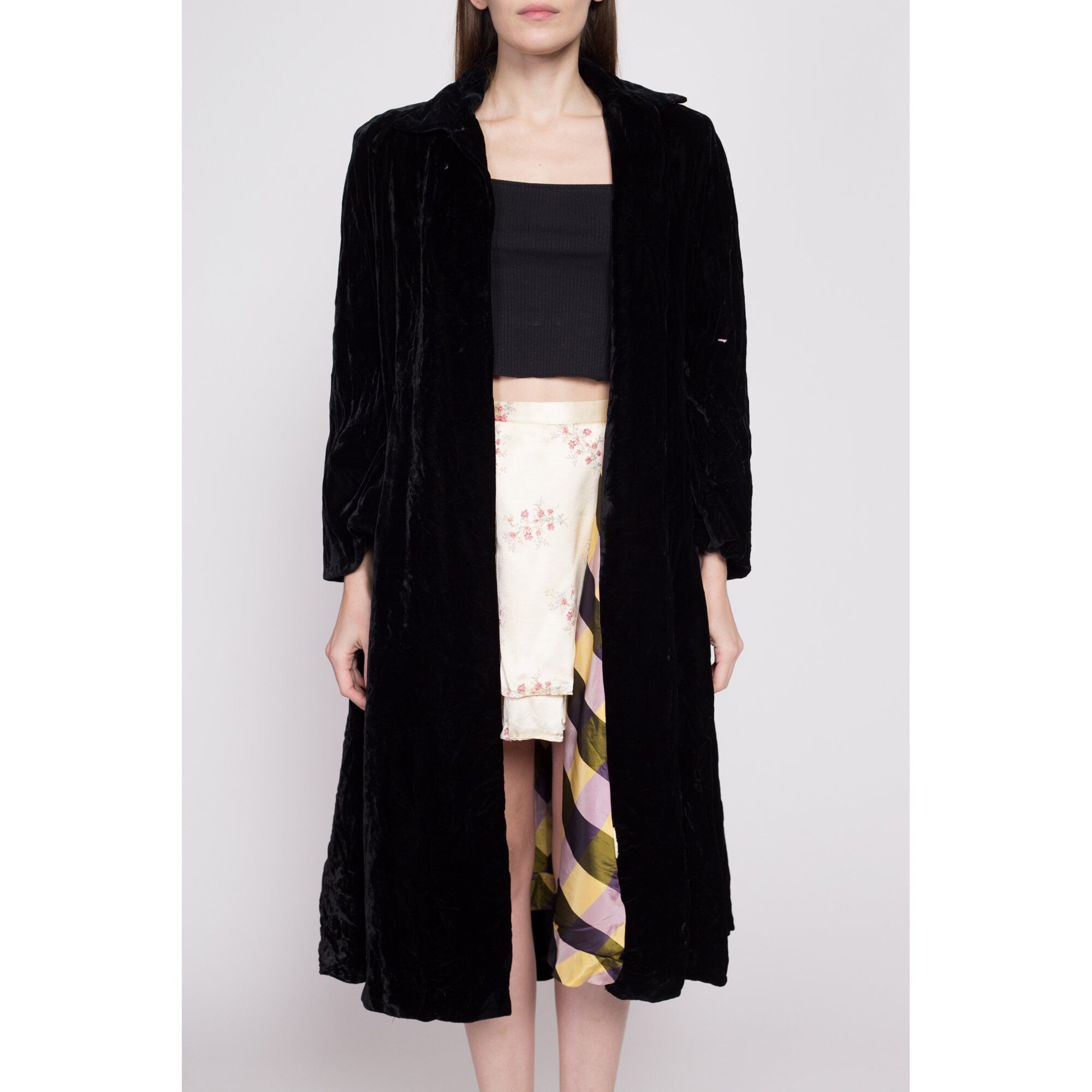 Unreal fur velvet deals underground coat