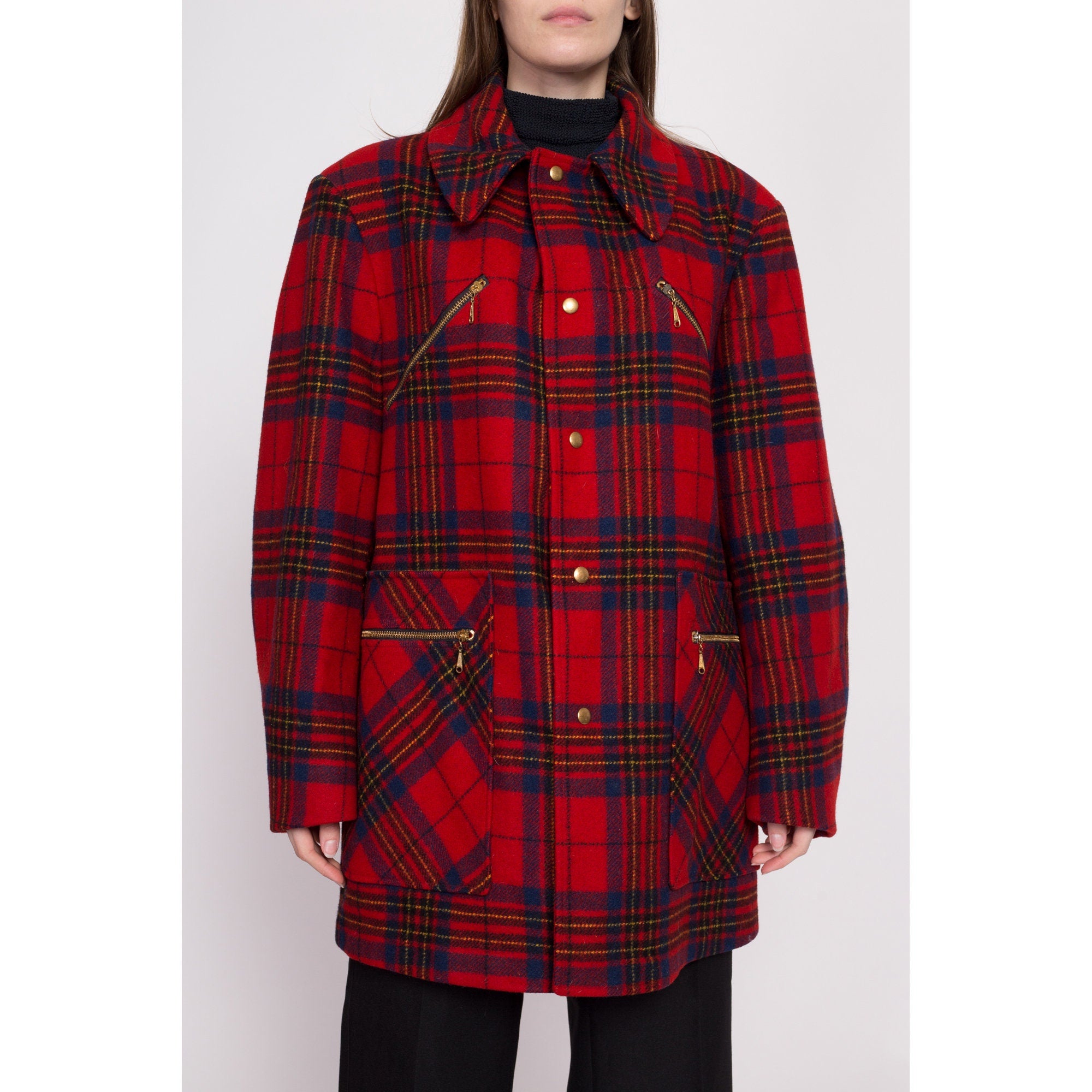 Pendleton buffalo hotsell plaid coat