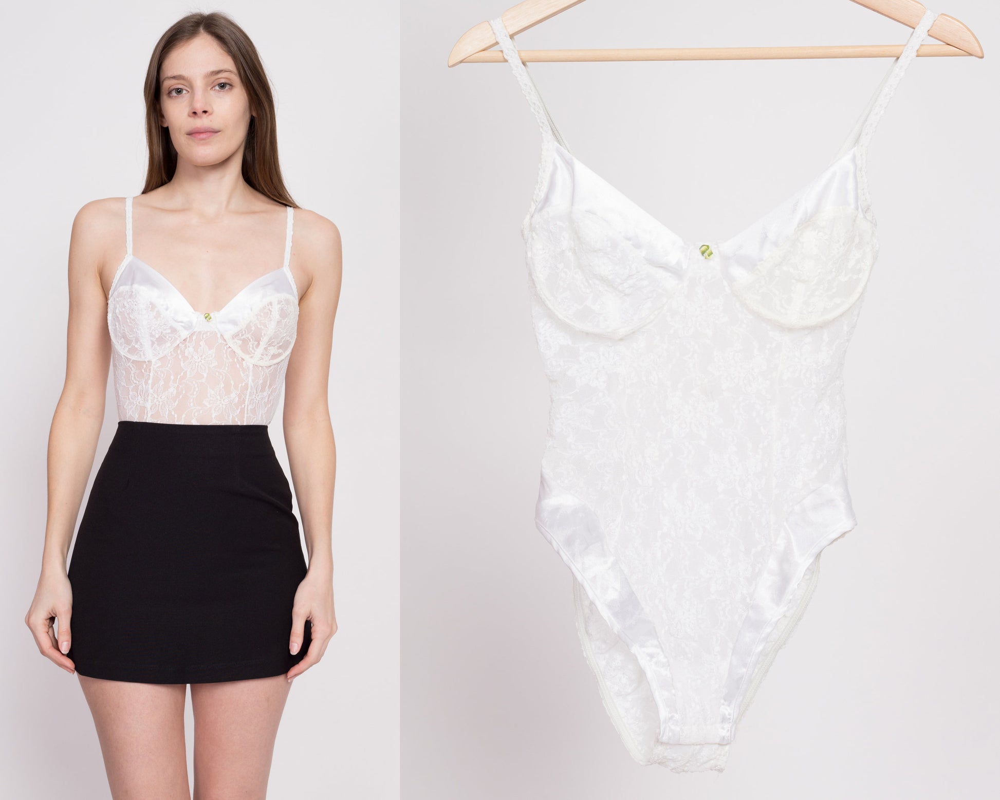 Sexy White Lace Bodysuit Teddy Lingerie - The Little Connection