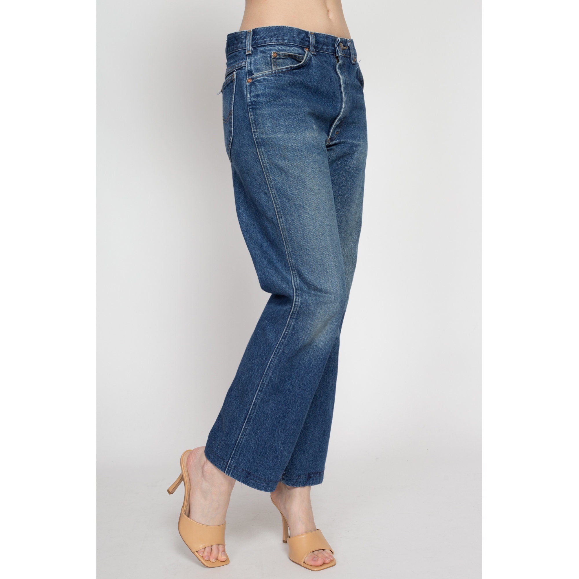 Lee rider jeans outlet mid rise straight leg