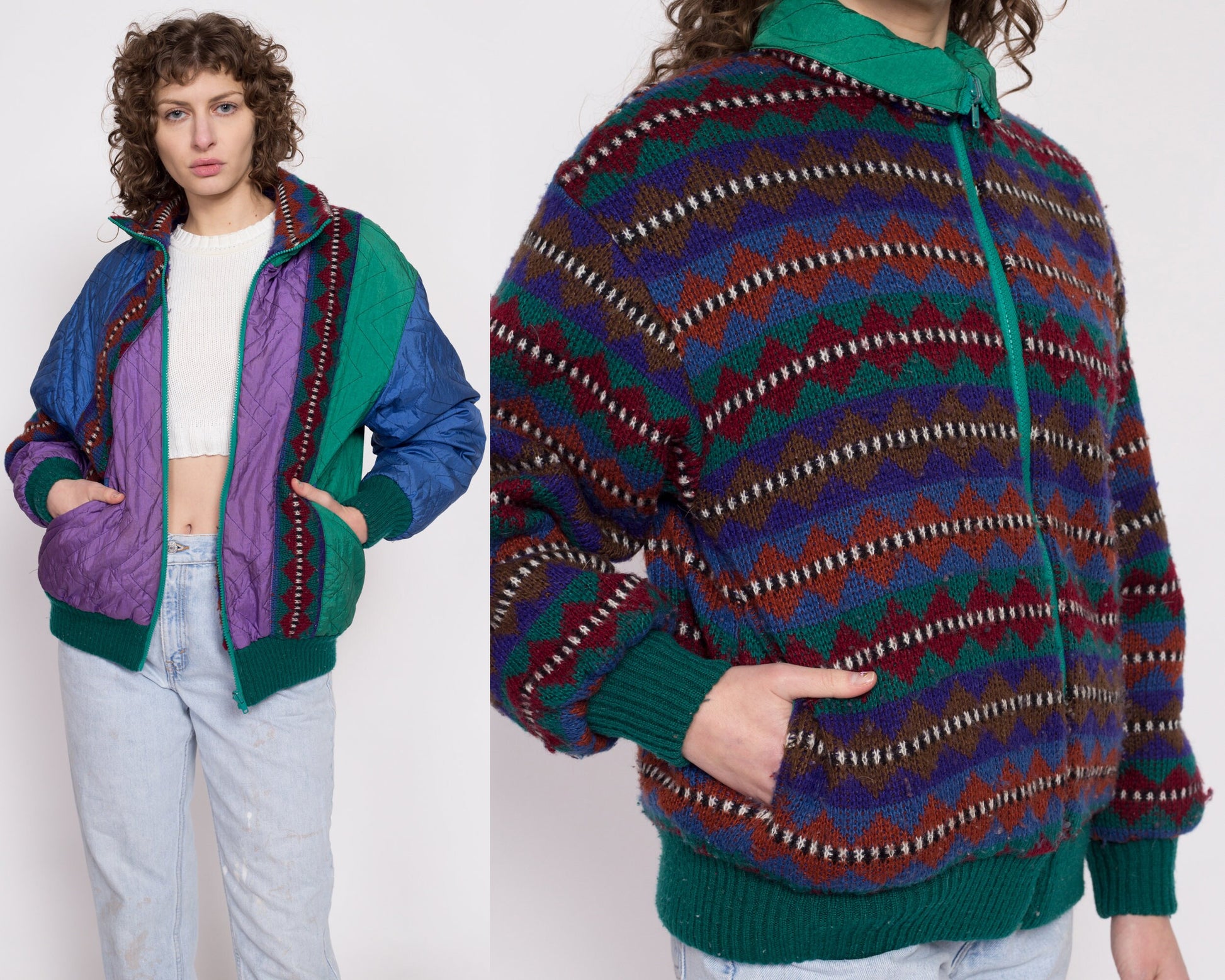 Plus Size polka dot track jacket knit jersey streetwear set fashion