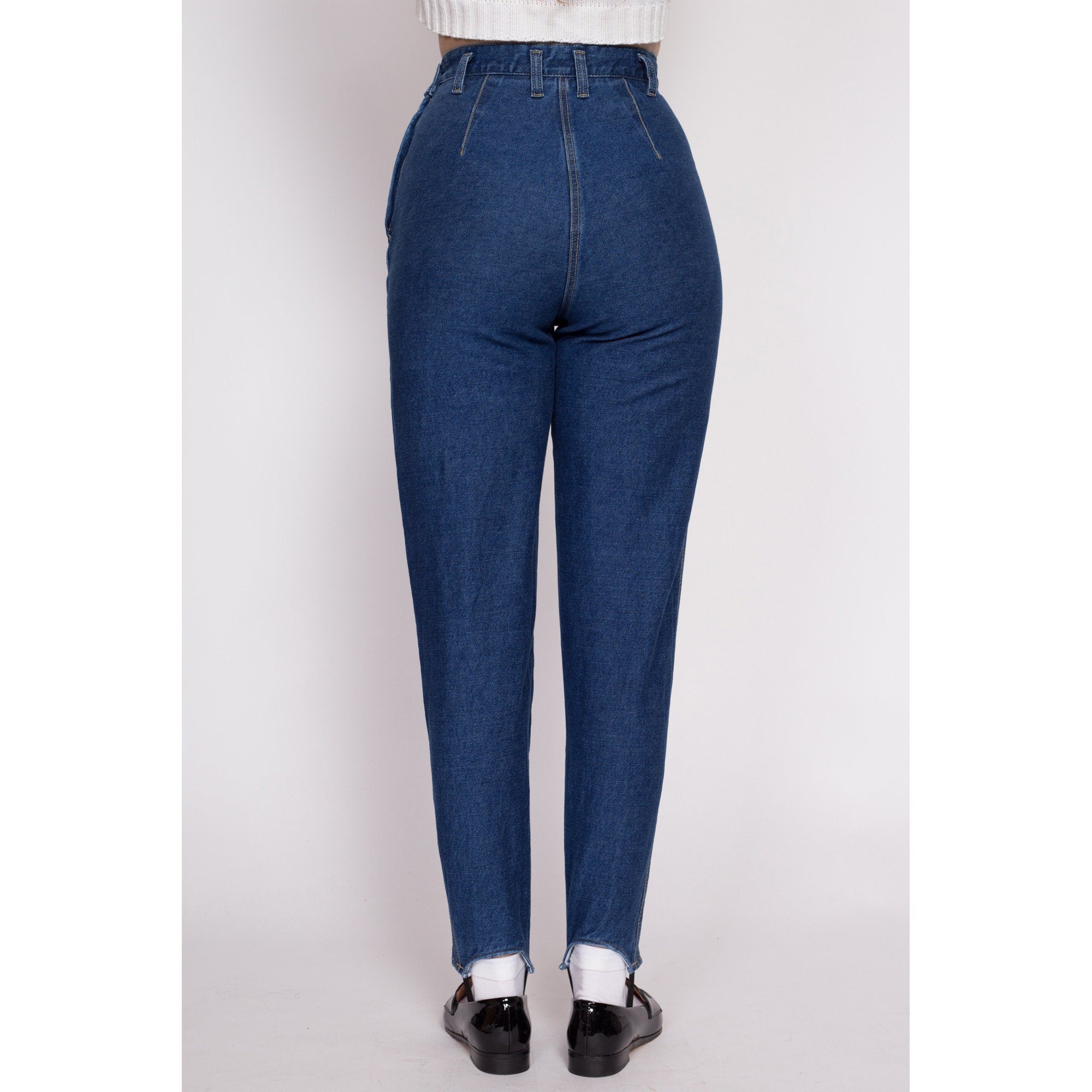 90s Lizwear Stirrup Side Zip Jeans - Extra Small, 25