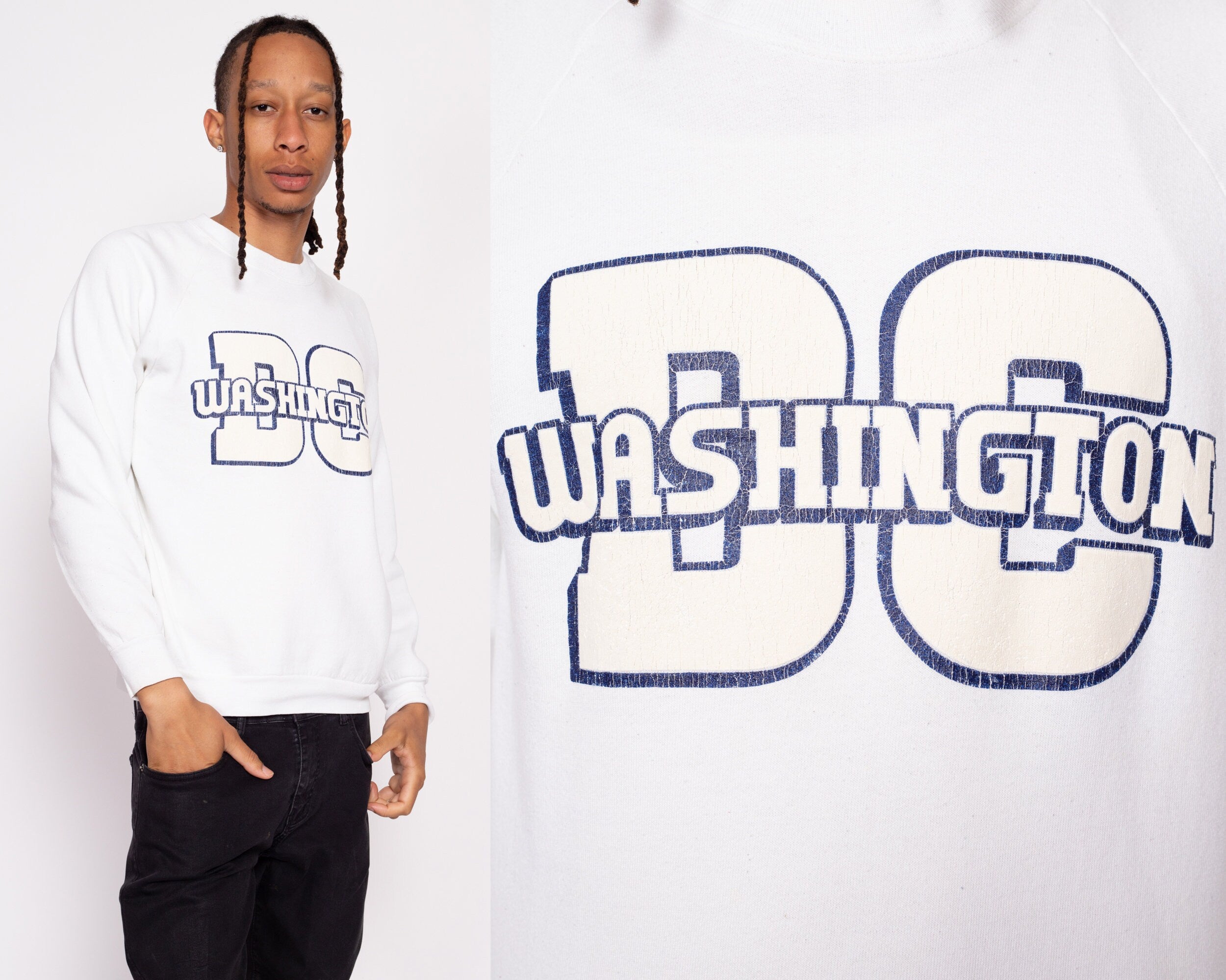 80s Washington DC Tourist Sweatshirt Men s Medium Women s Large