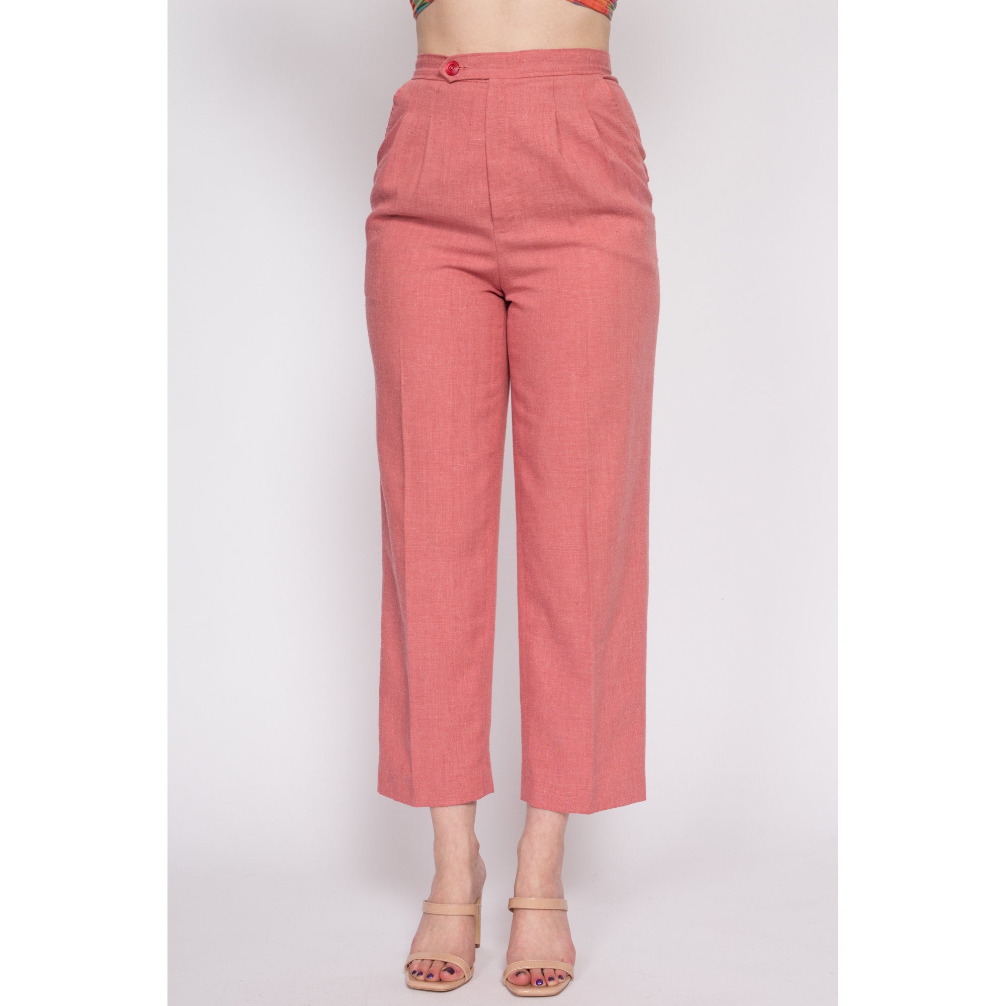 Women Dusty Pink Chinos Trousers – Cherrypick