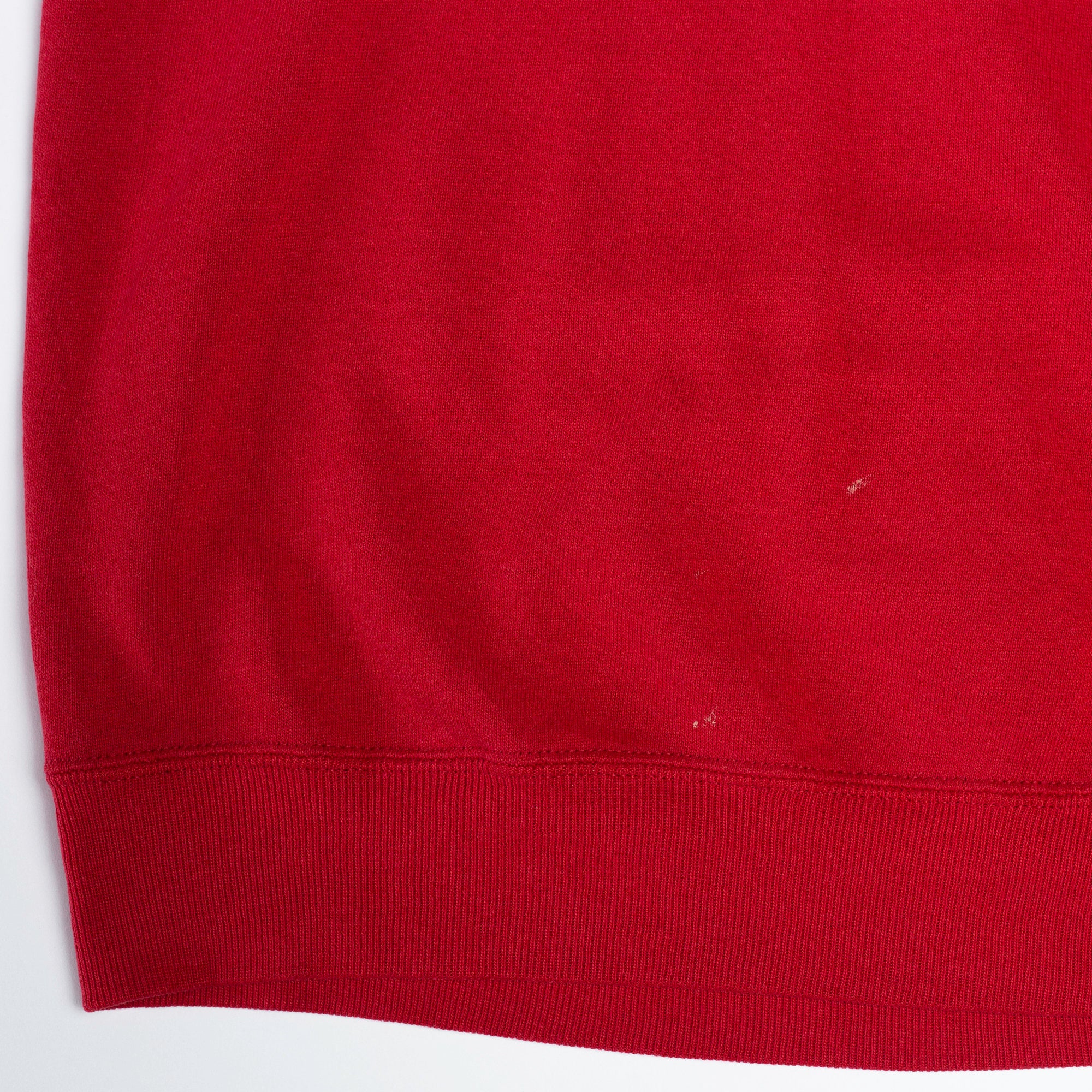 80s Red Short Raglan Sleeve Sweatshirt - Men's Medium, Women's