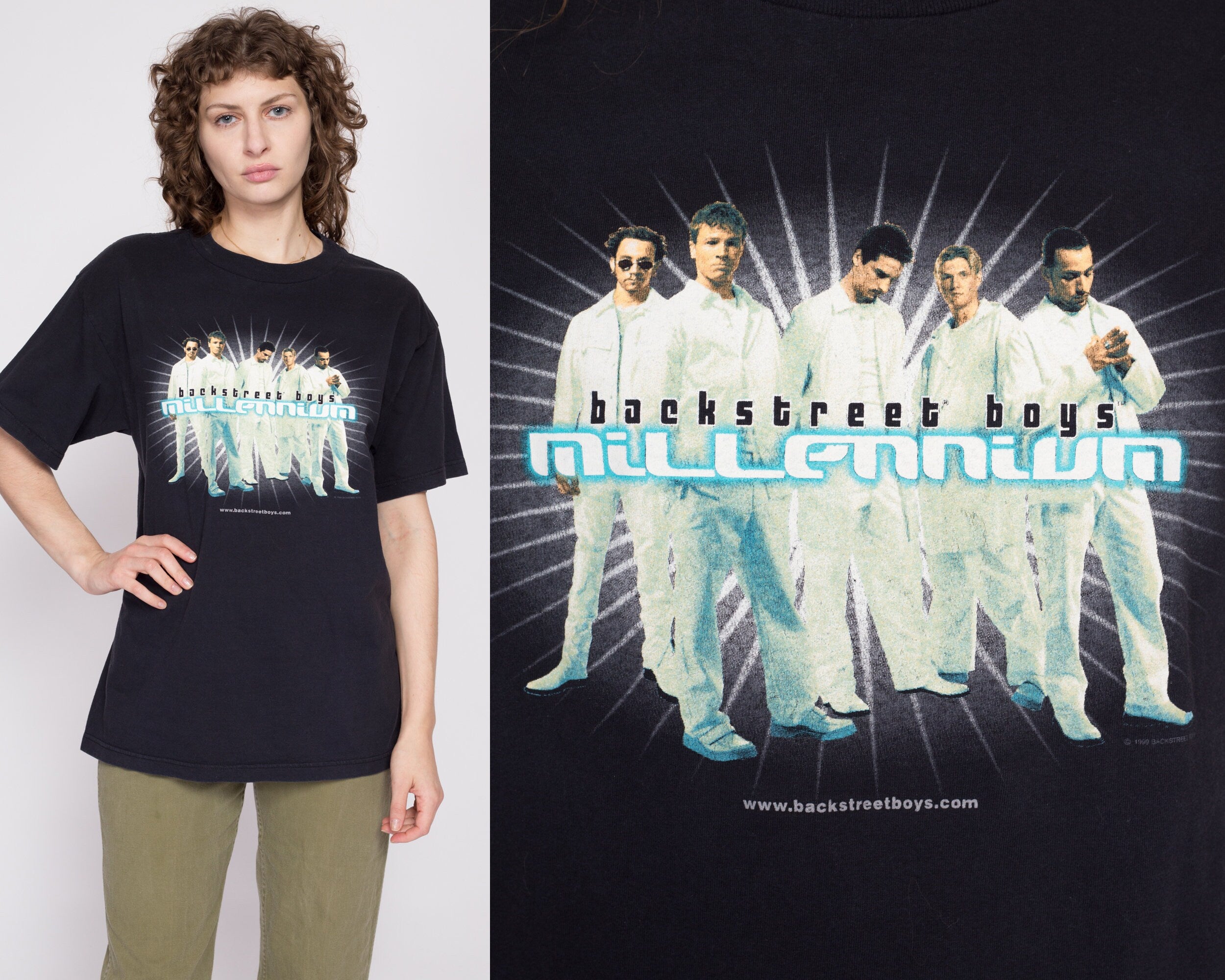 1999 Backstreet Boys Millennium T Shirt - Unisex Large