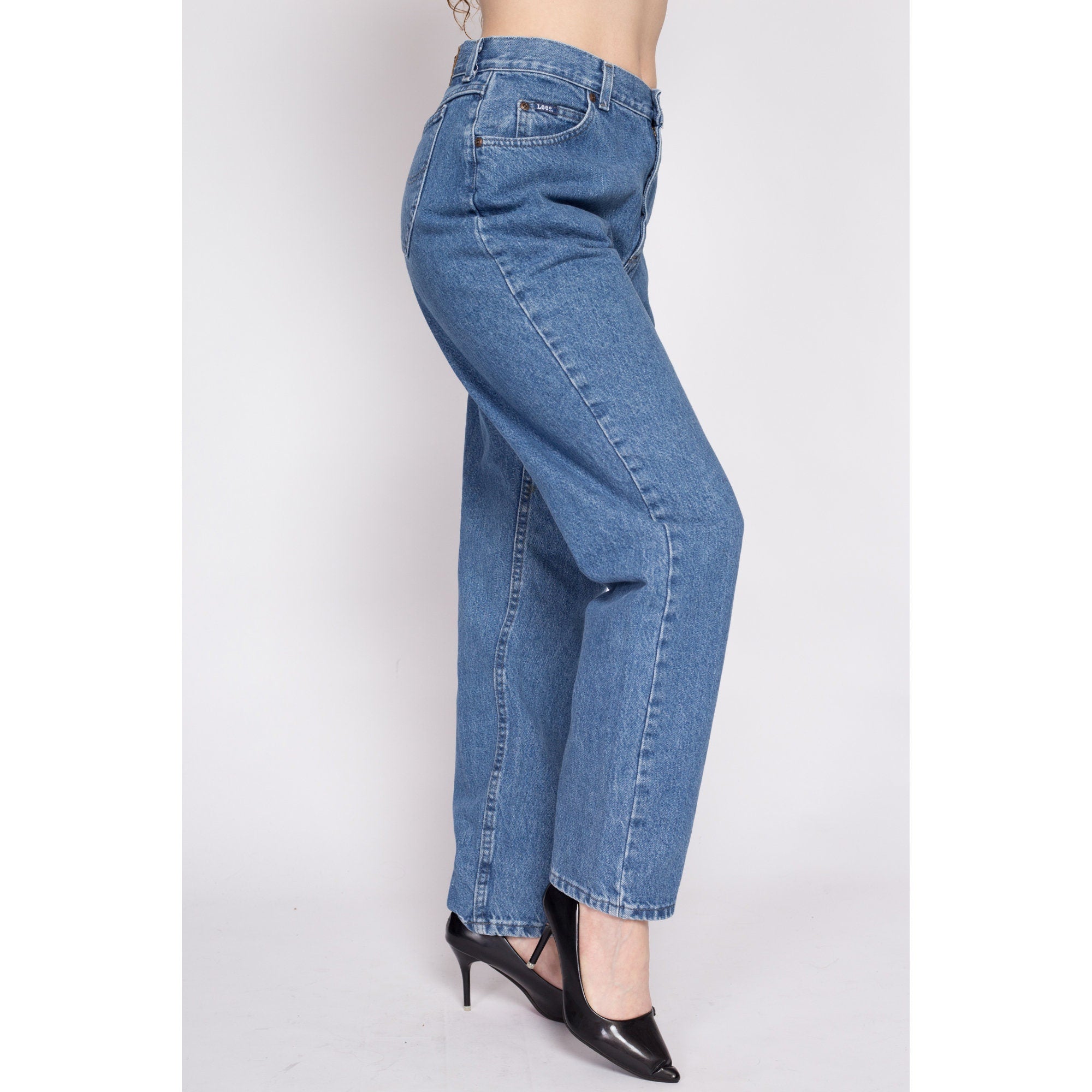 90s Lee High Waisted Mom Jeans - Medium to Large, 30.5