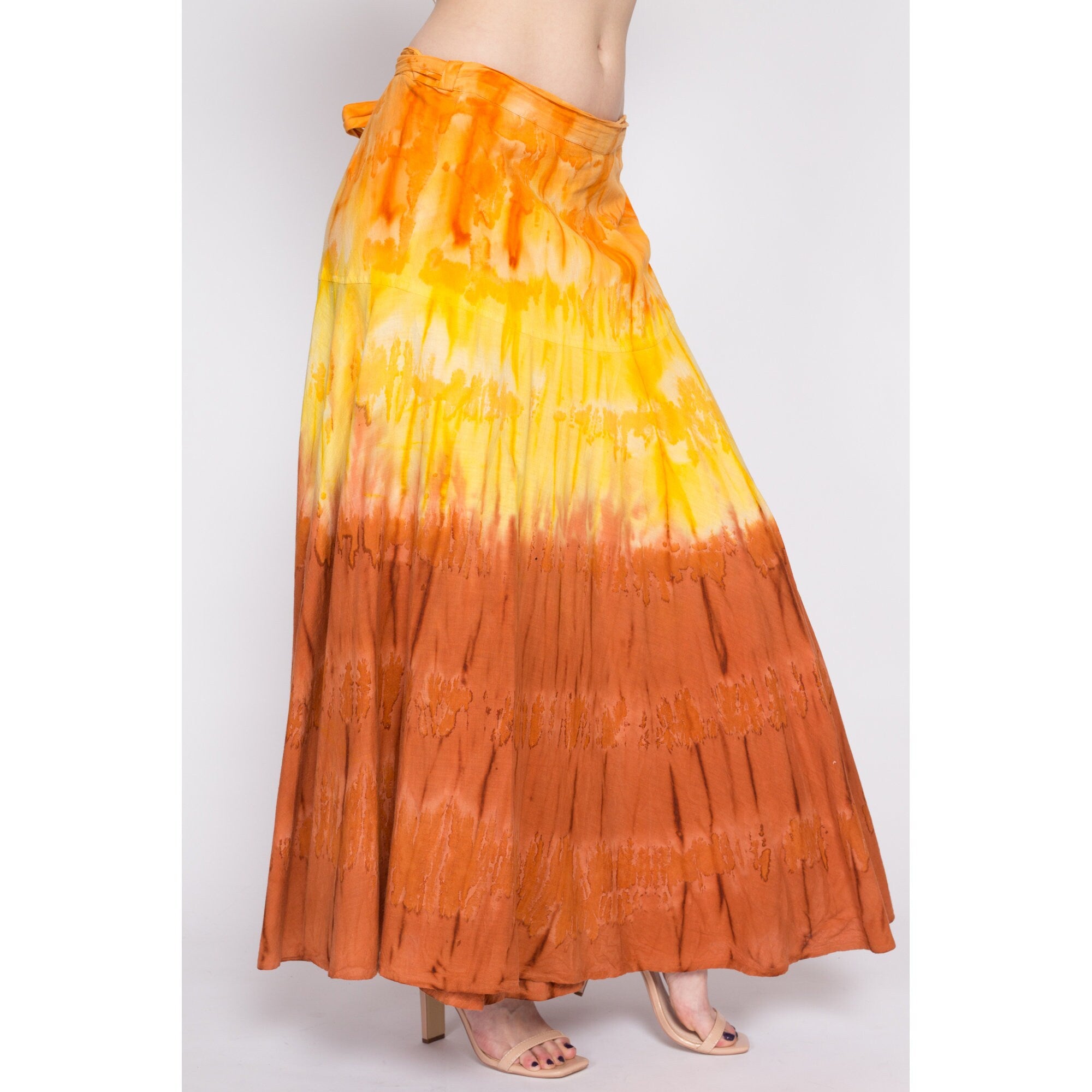 Boho tie dye outlet maxi skirt