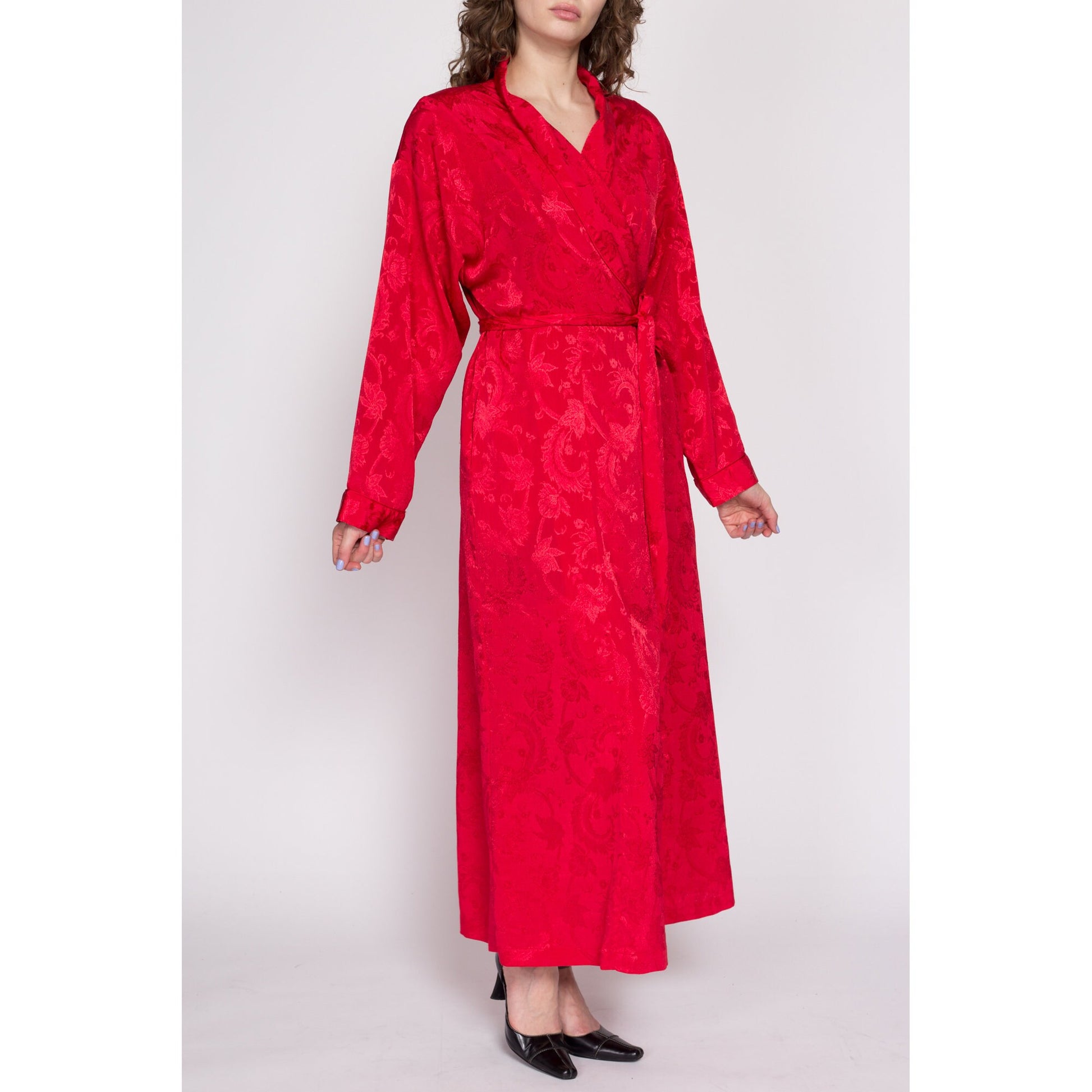 90s Vintage Victoria's Secret Silk Red Slip Dress [S] – The Diamond Hanger