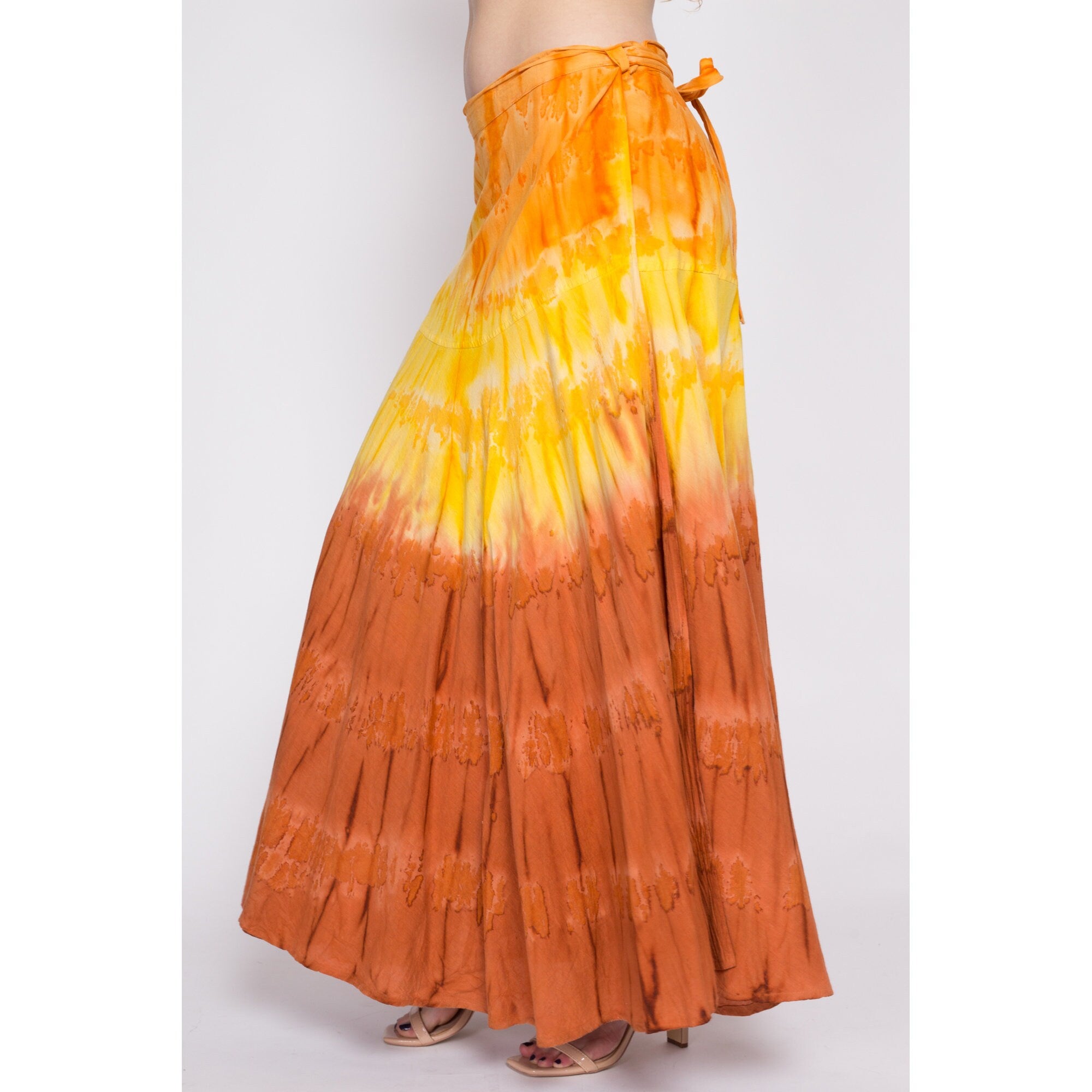 Boho maxi wrap outlet skirt