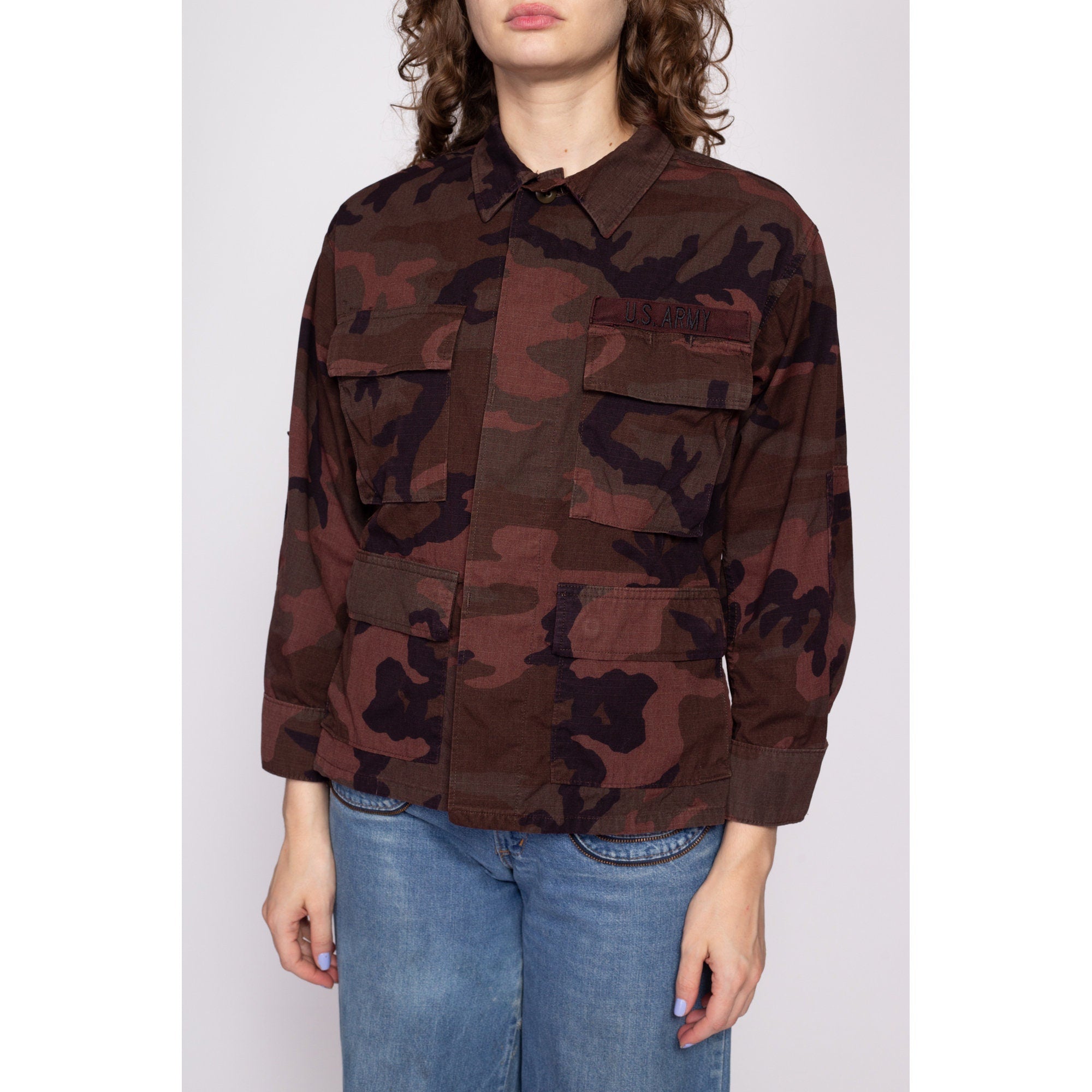 Short clearance camo jacket