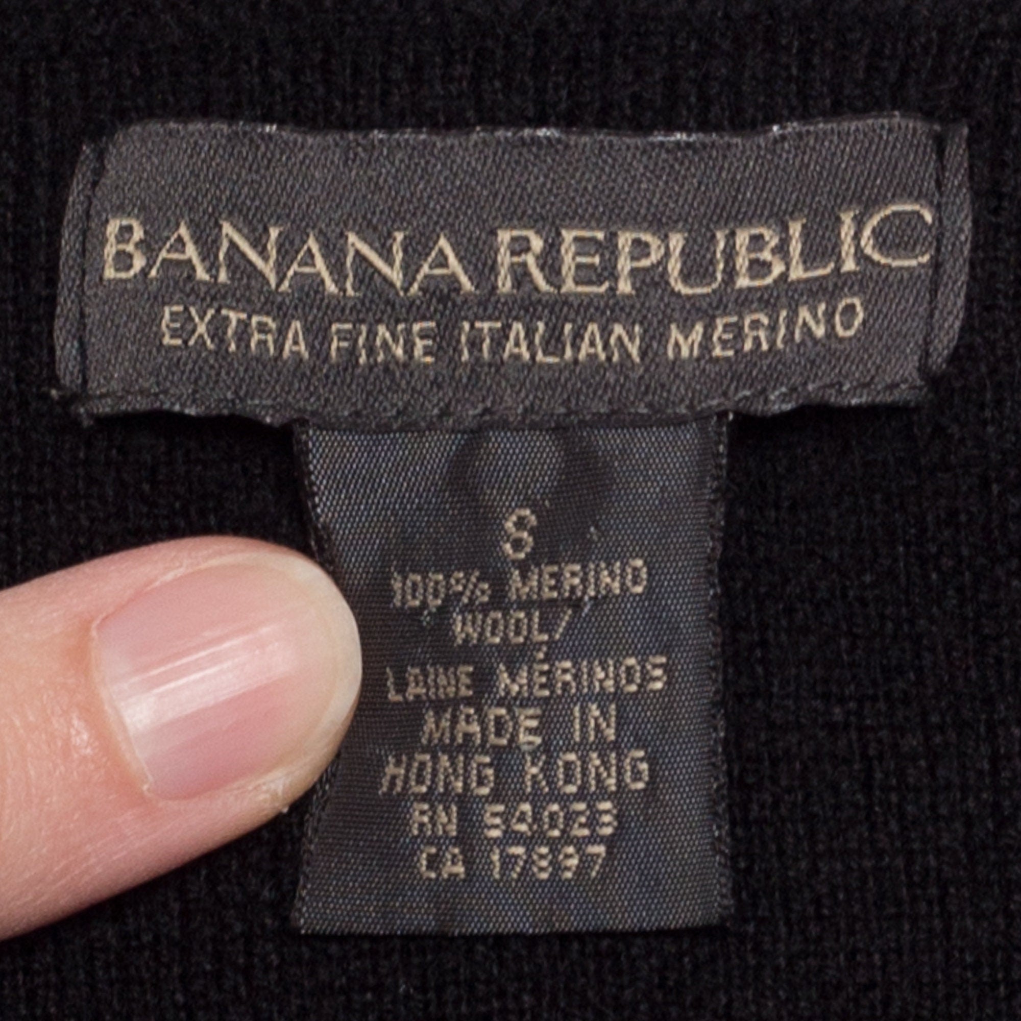 90s Banana Republic Merino Wool Turtleneck - Small