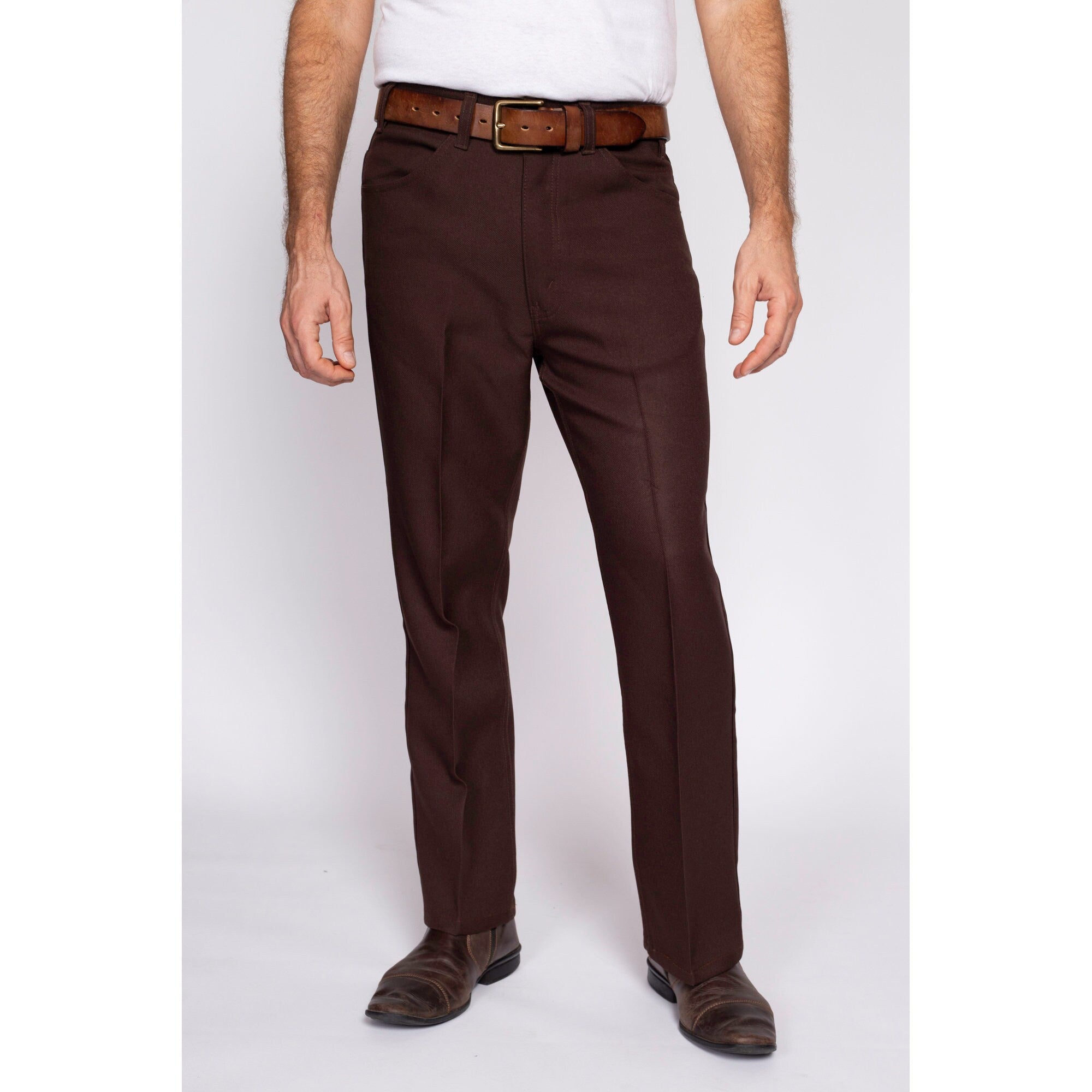 Buy HAORUN Men Bell Bottom Pants Vintage 60s 70s Flare Formal Dress Trousers  Slim Fit Online at desertcartINDIA