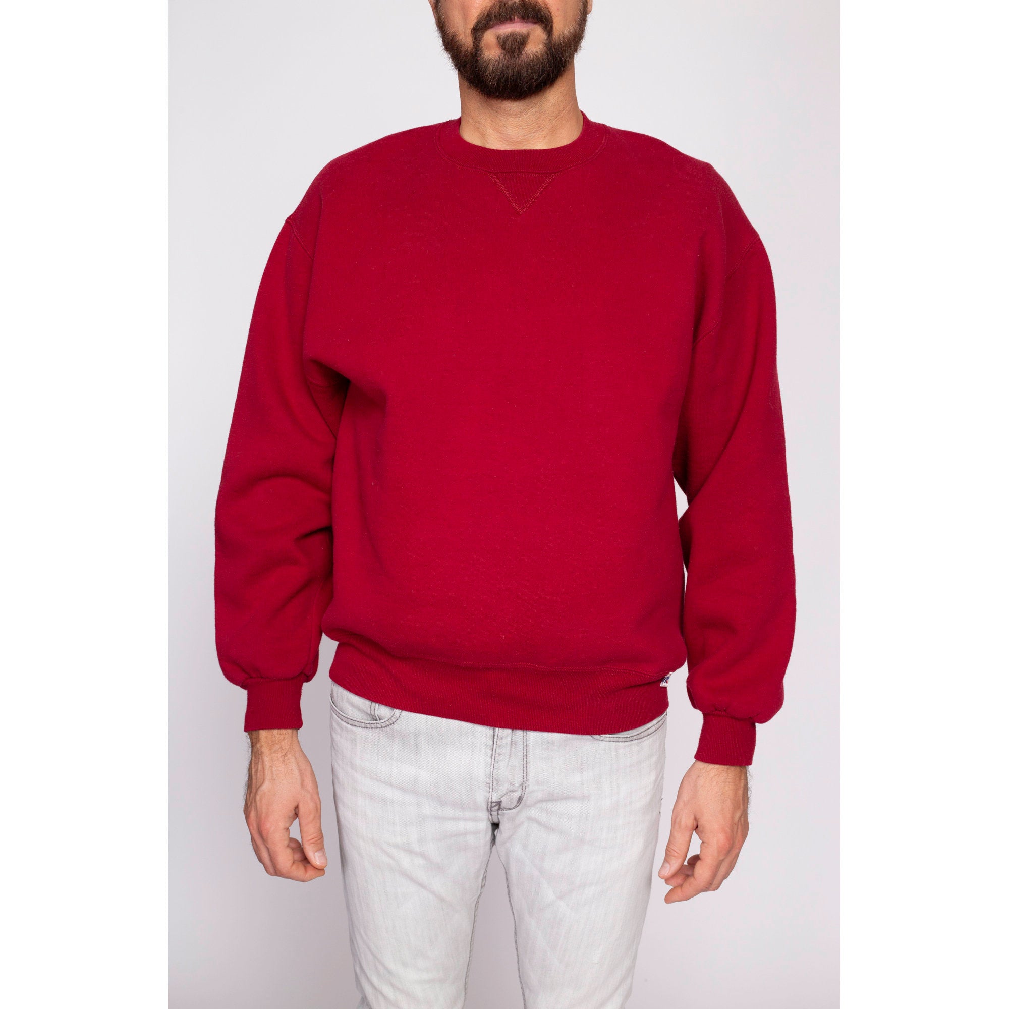 Mens 2025 red crewneck