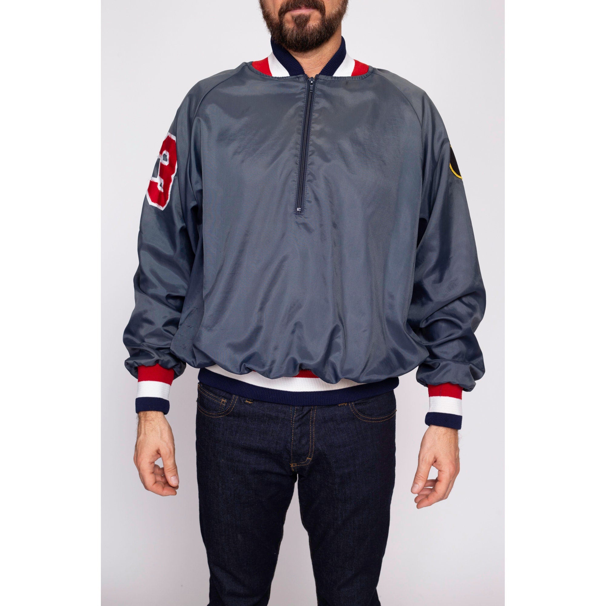 Vintage pullover outlet windbreaker