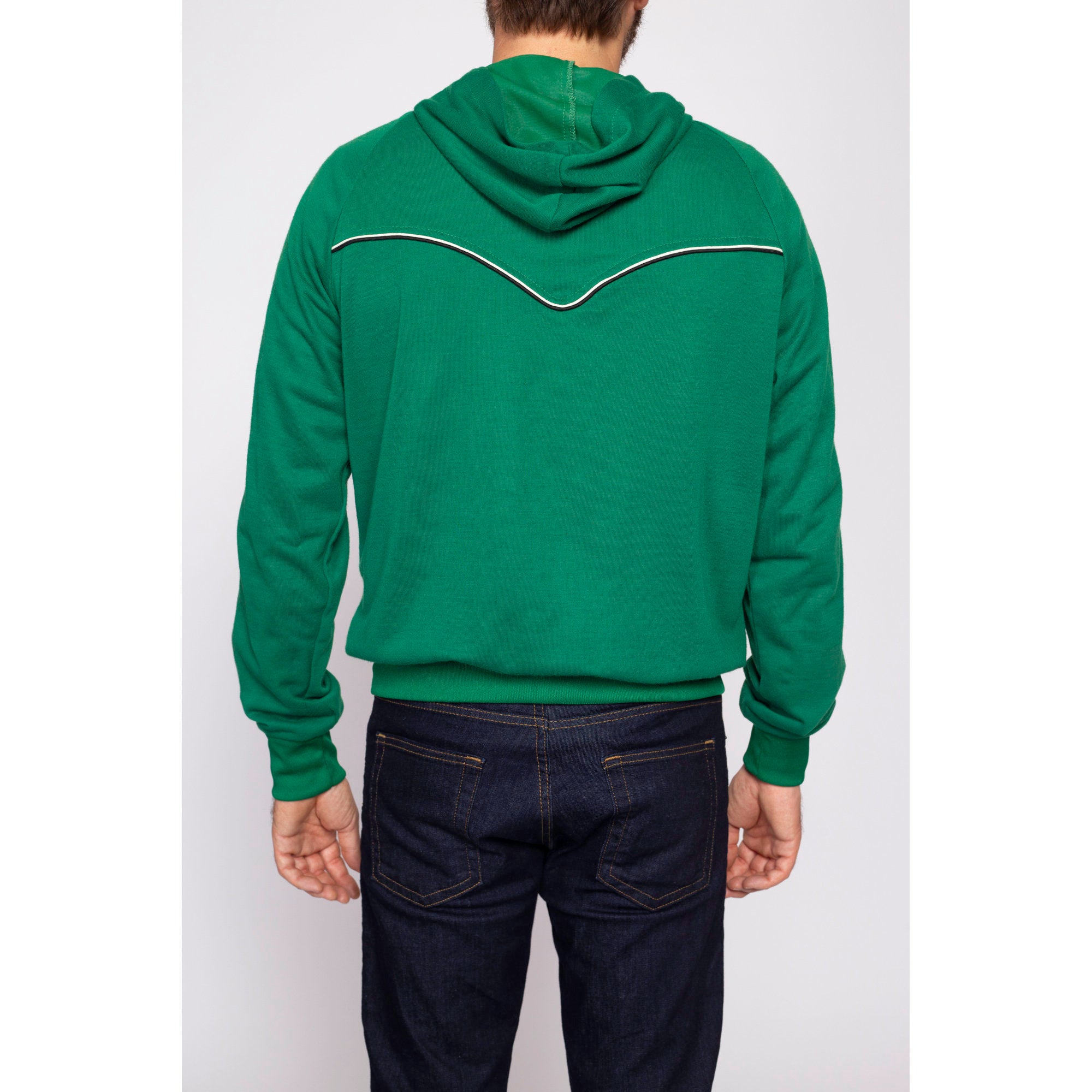 Kelly green discount zip up hoodie