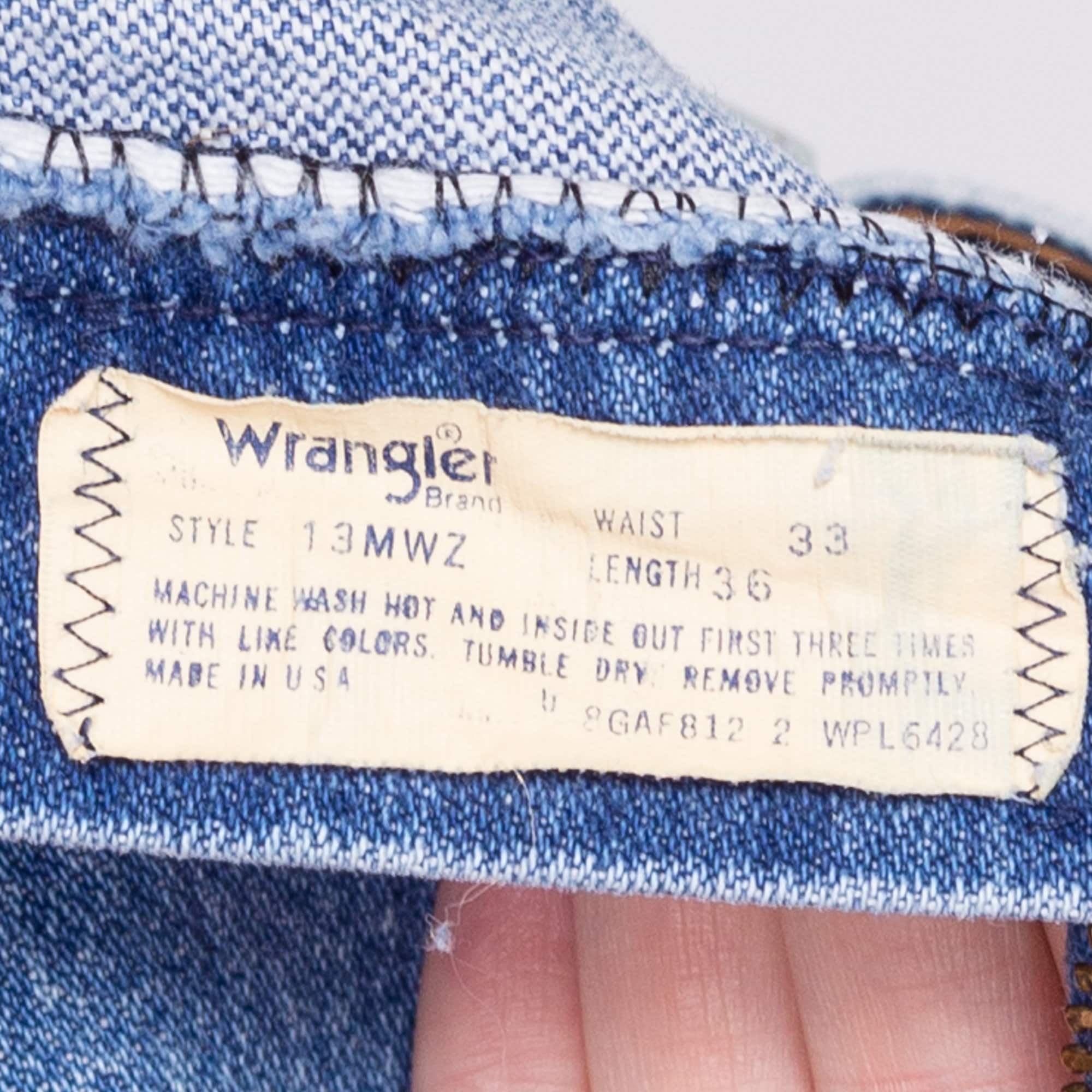70s 80s Wrangler Jeans - 33x36