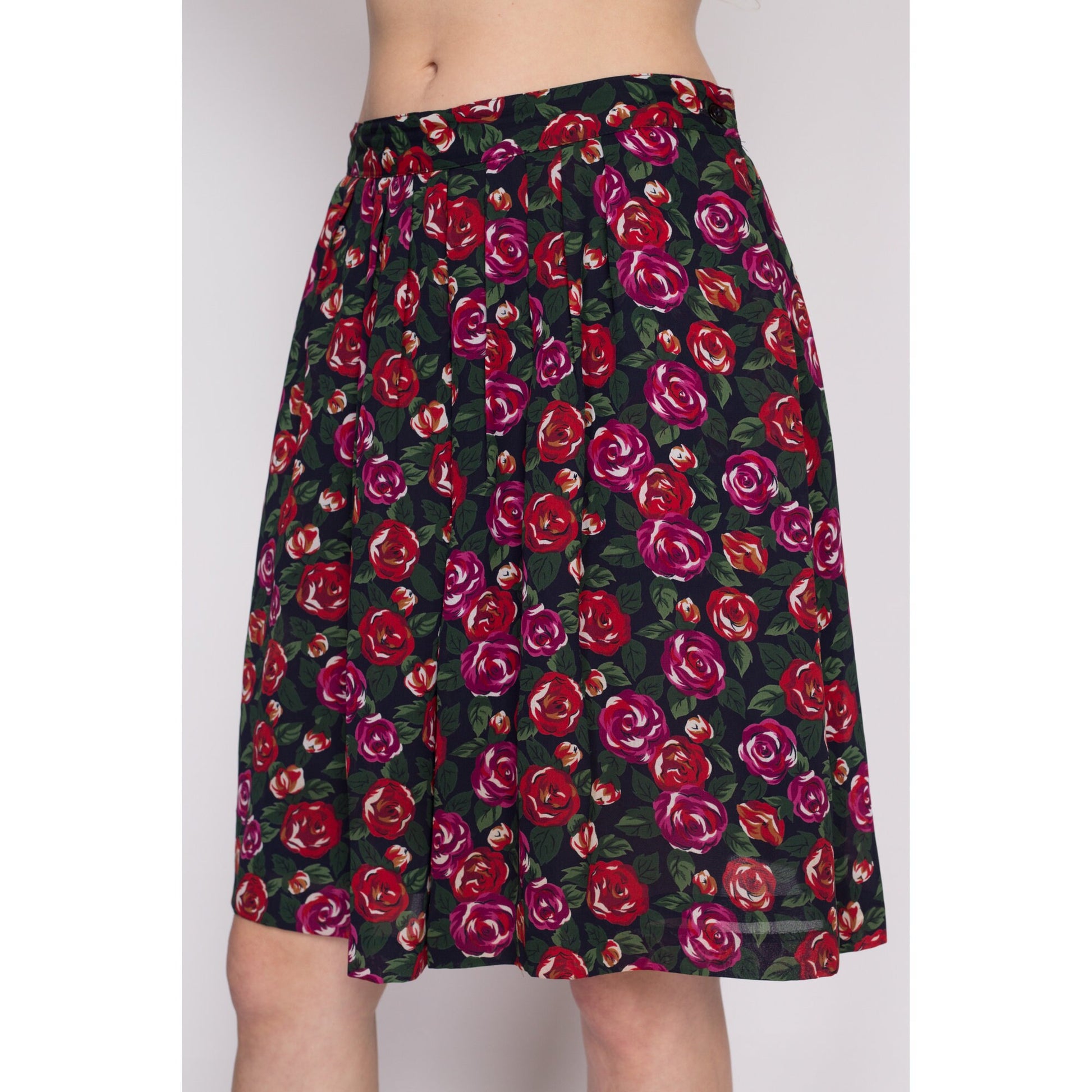 L| 90s Flowy Floral Lounge Shorts - Large | Vintage Boho High Waisted Wide Leg Shorts