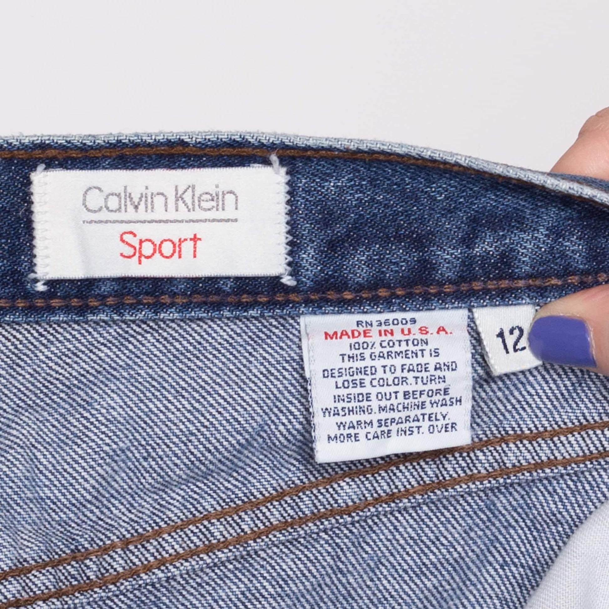 90s Calvin Klein Sport High Waisted Mom Jeans - Medium, 30