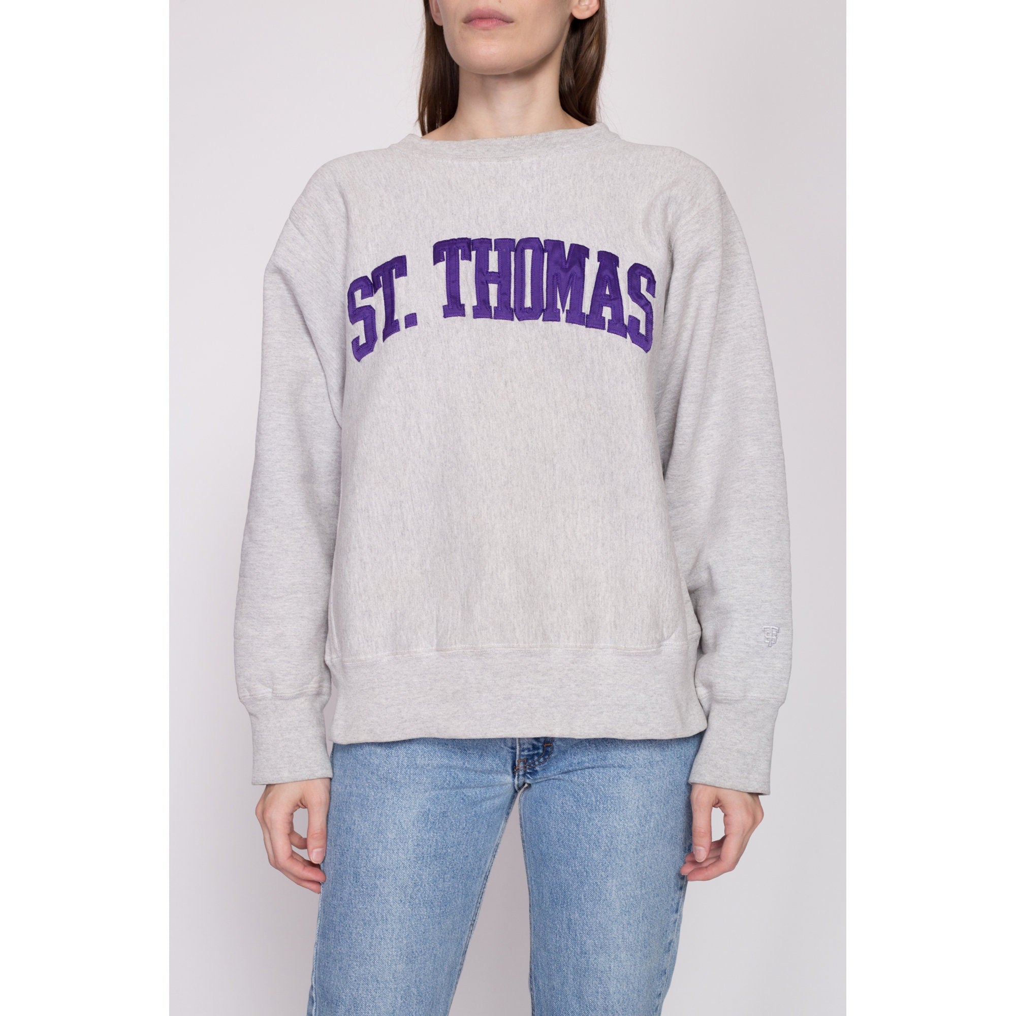 90s St. Thomas Champion Reverse Weave Sweatshirt - Men's Small