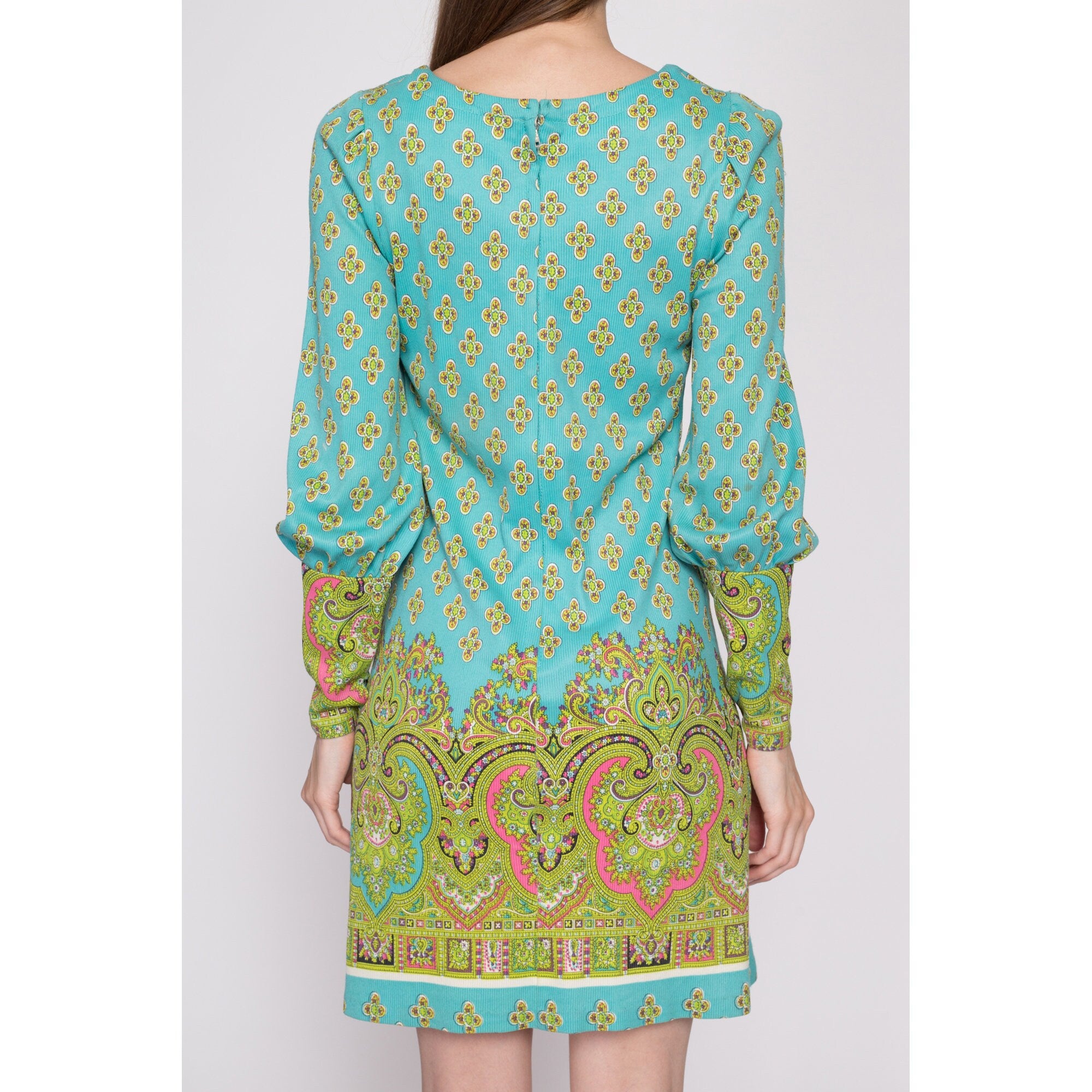 60s 2024 paisley dress