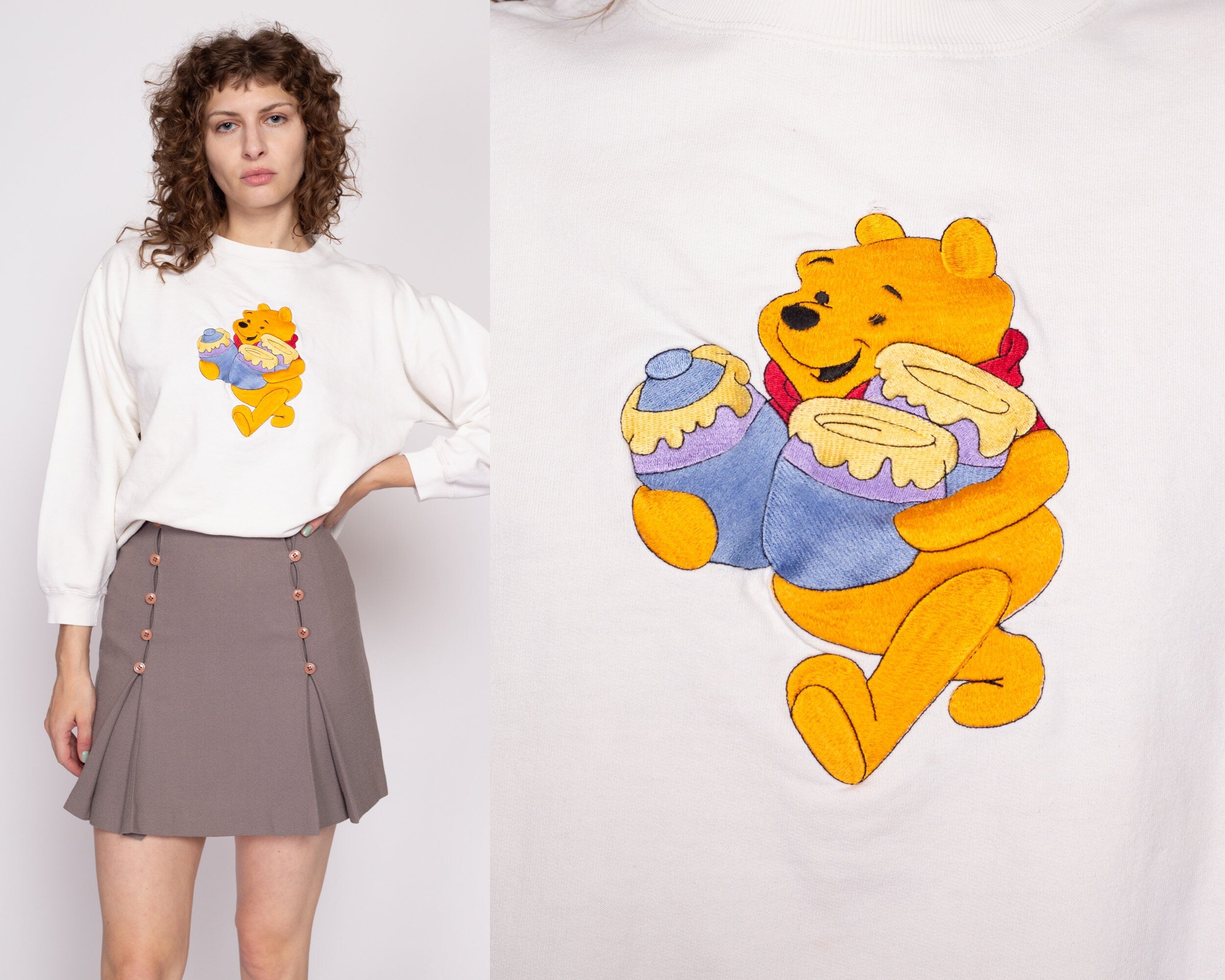 90s Winnie The Pooh Sweatshirt Large