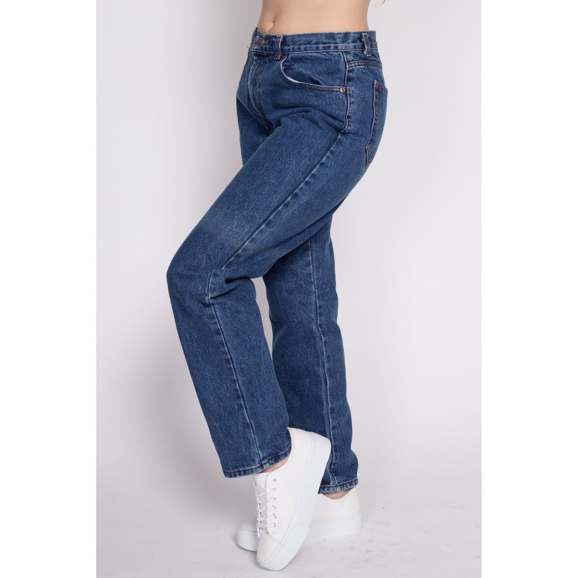 90s Calvin Klein Sport High Waisted Mom Jeans - Medium, 30